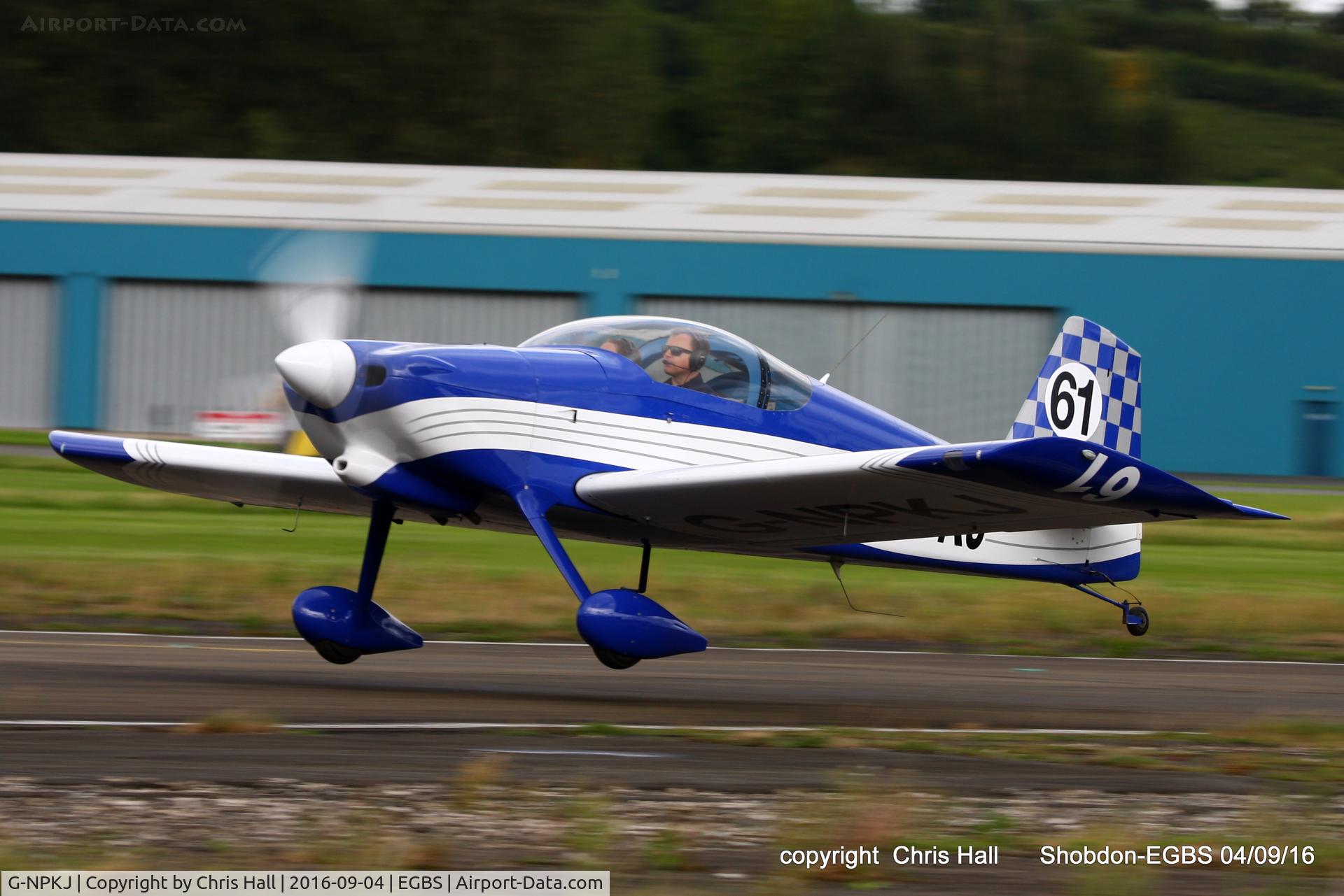 G-NPKJ, 1998 Vans RV-6 C/N PFA 181-13138, Royal Aero Club RRRA air race at Shobdon