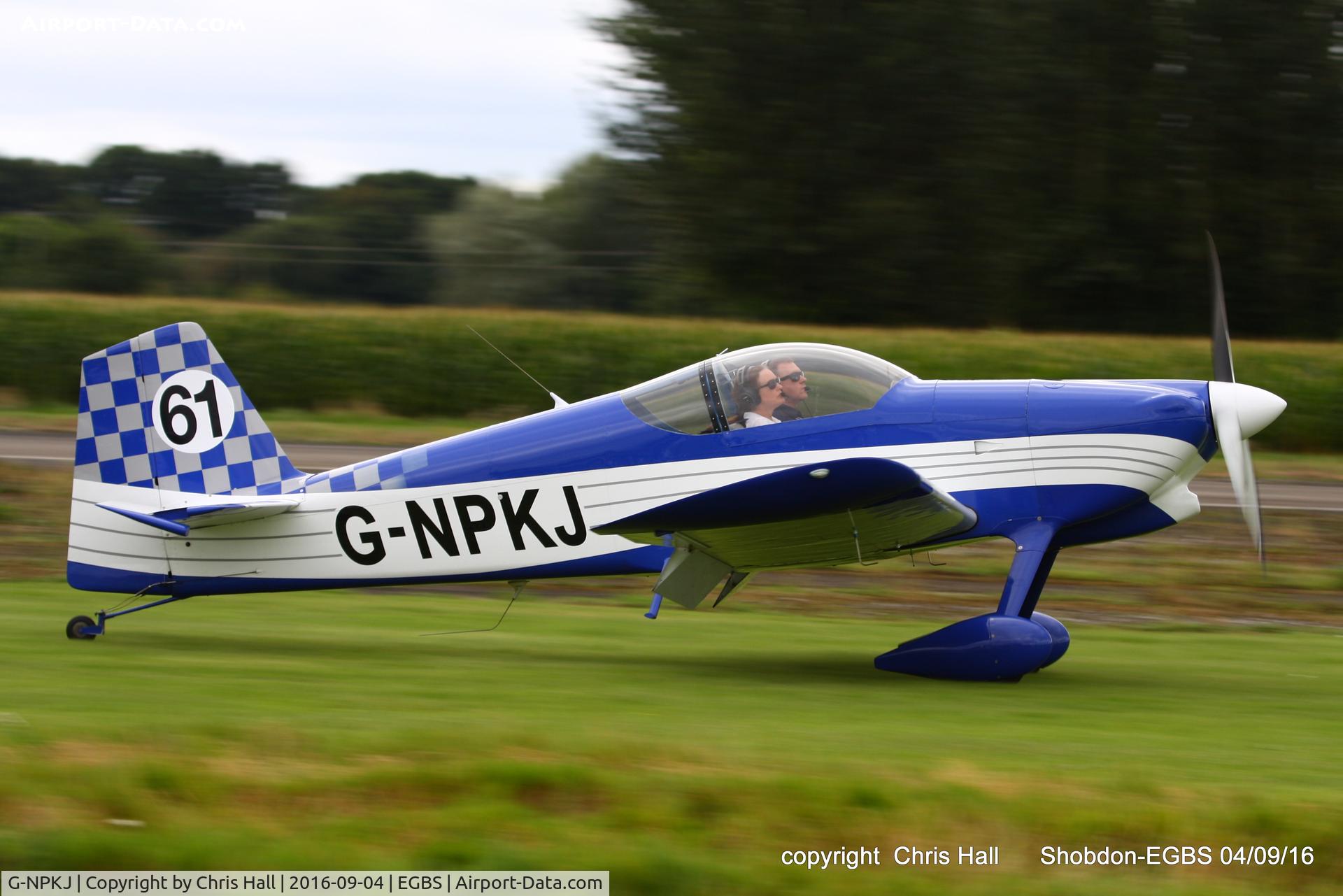 G-NPKJ, 1998 Vans RV-6 C/N PFA 181-13138, Royal Aero Club RRRA air race at Shobdon
