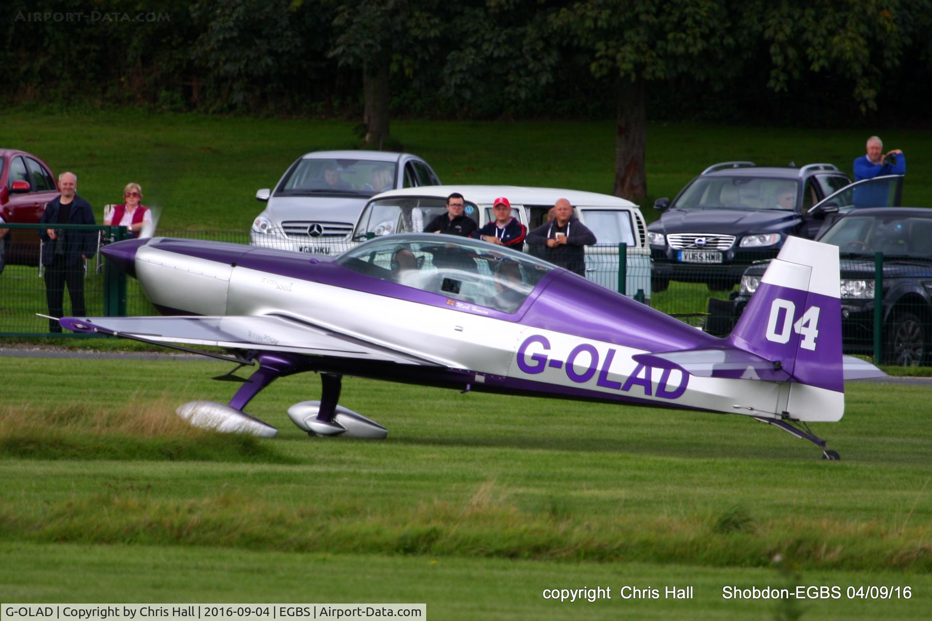 G-OLAD, 2007 Extra EA-300L C/N 1270, Royal Aero Club RRRA air race at Shobdon