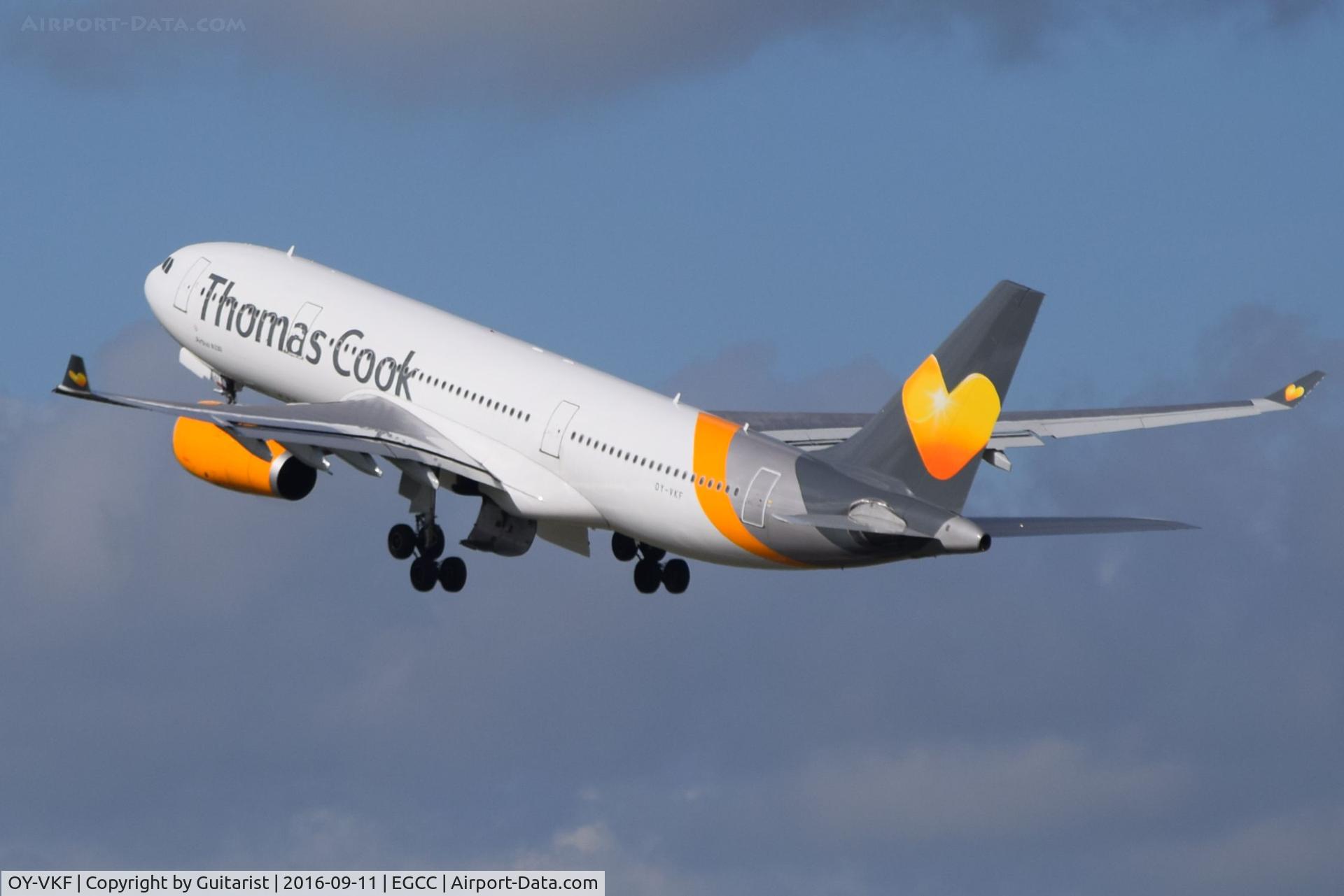OY-VKF, 1999 Airbus A330-243 C/N 309, At Manchester