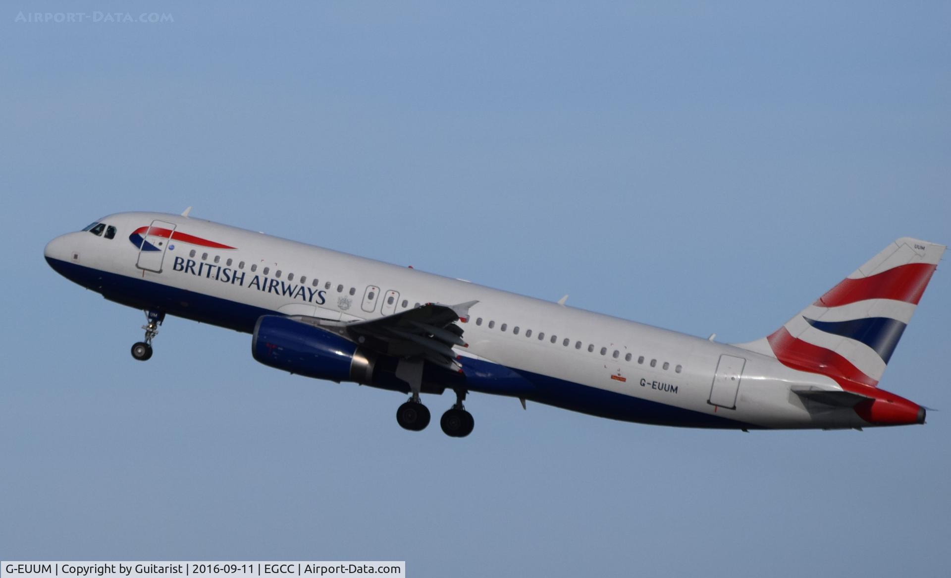 G-EUUM, 2002 Airbus A320-232 C/N 1907, At Manchester