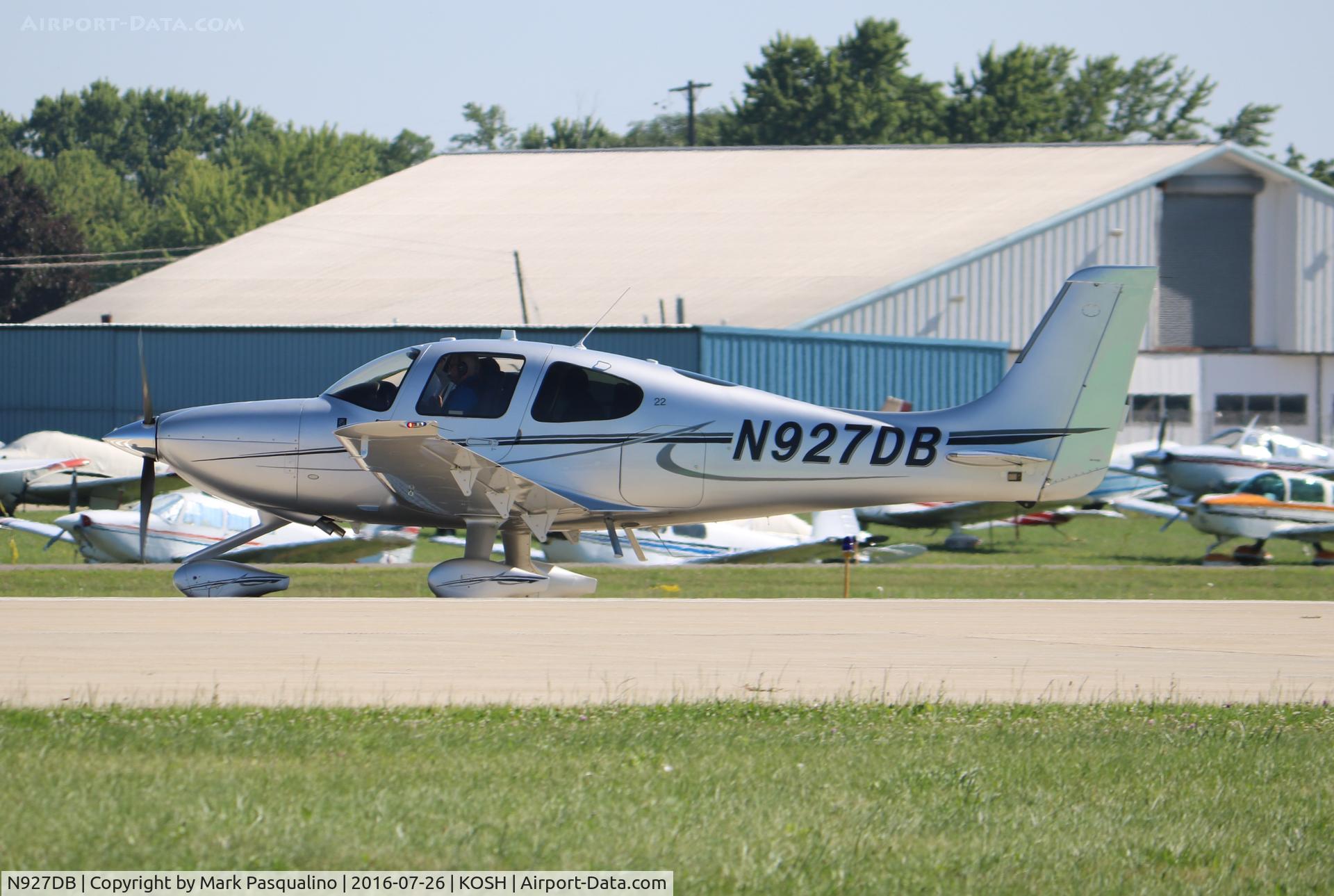 N927DB, 2016 Cirrus SR22 C/N 4351, Cirrus SR22