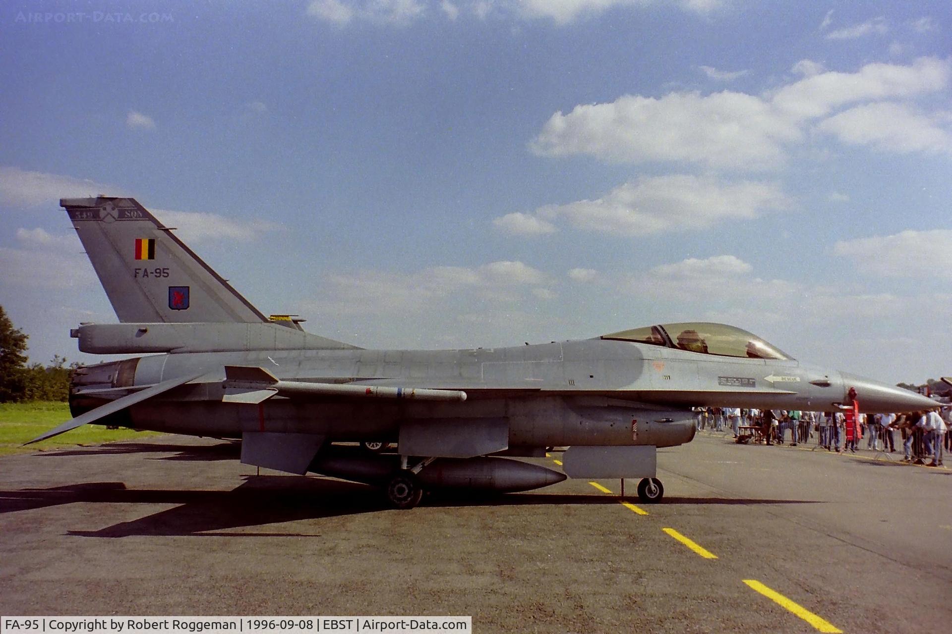 FA-95, SABCA F-16AM Fighting Falcon C/N 6H-95, F-16A.349 SQN.