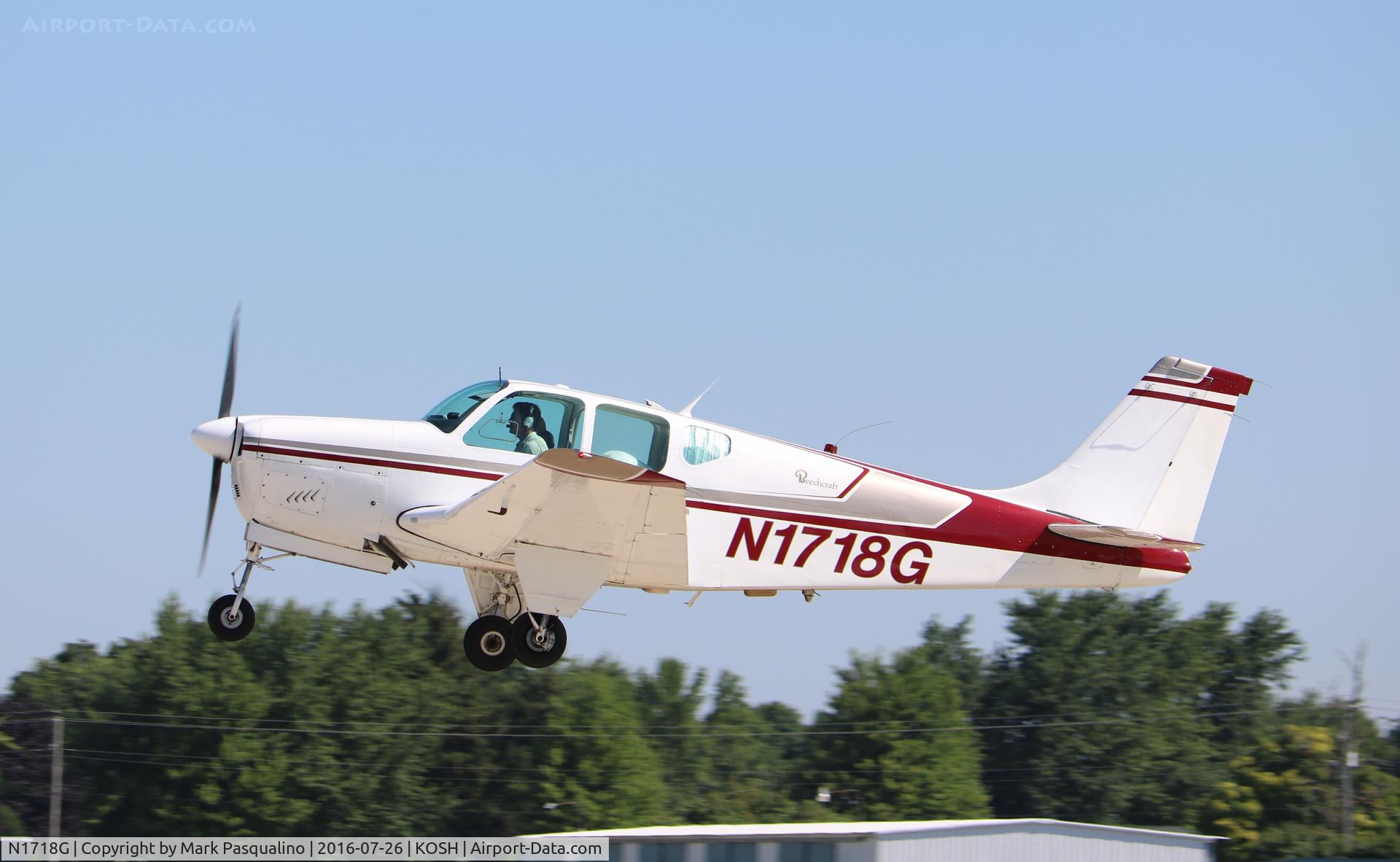 N1718G, 1962 Beech 35-B33 Debonair C/N CD-481, Beech B33