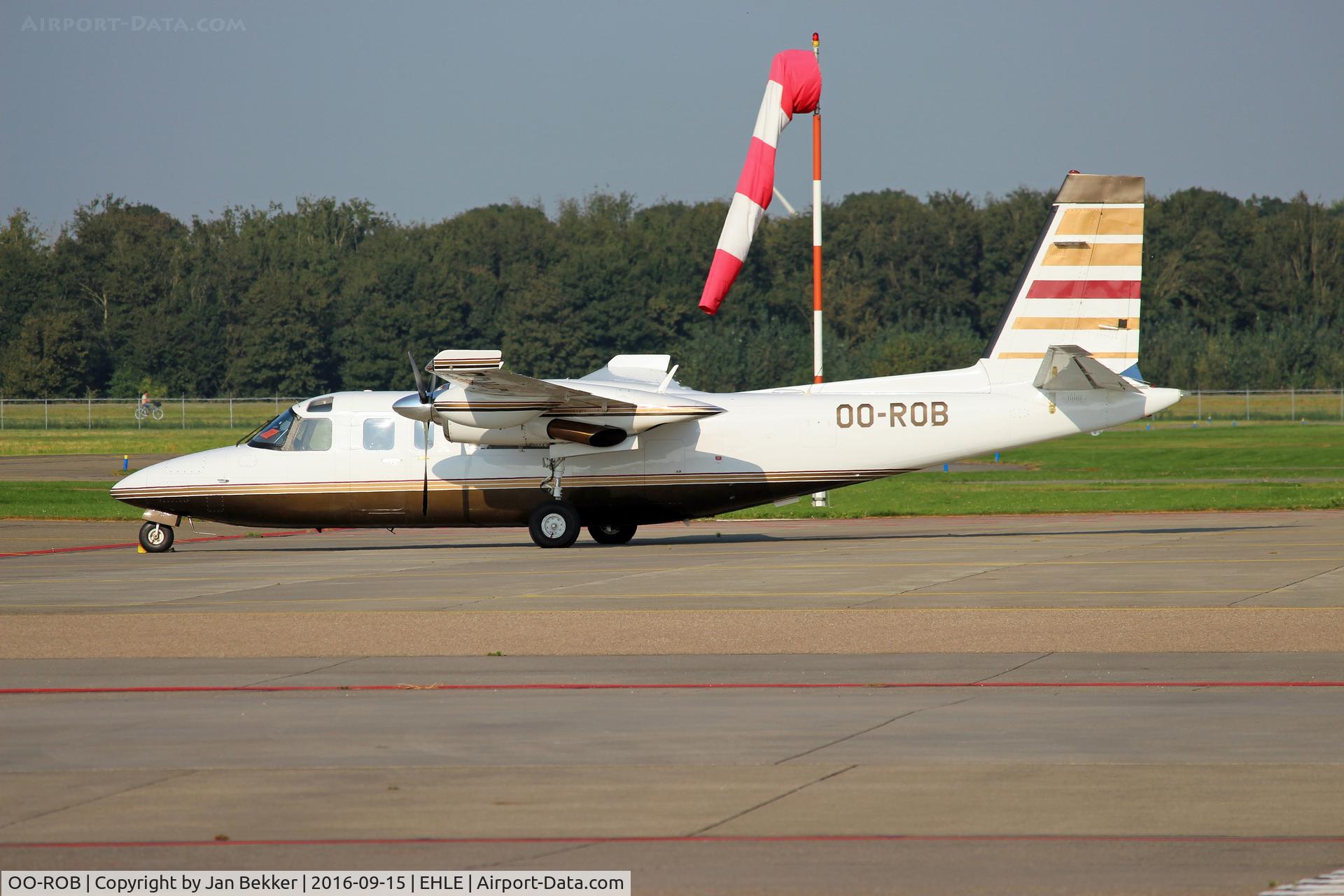 OO-ROB, 1977 Rockwell 690B-GR Turbo Commander C/N 11409, Lelystad Airport
