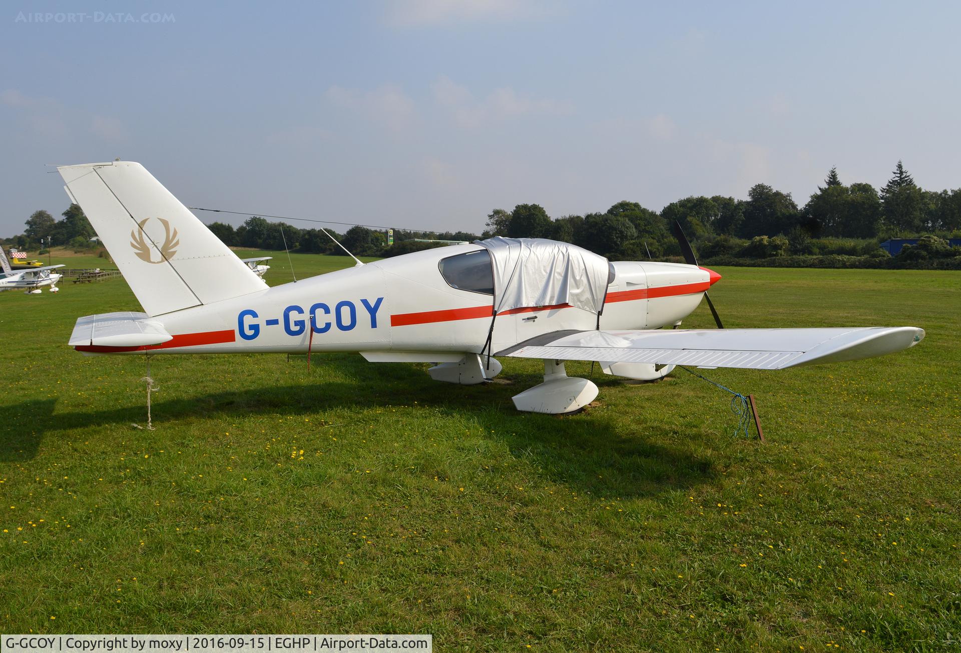 G-GCOY, 1981 Socata TB-9 Tampico C/N 233, Socata TB-9 Tampico at Popham. Ex F-GCOY