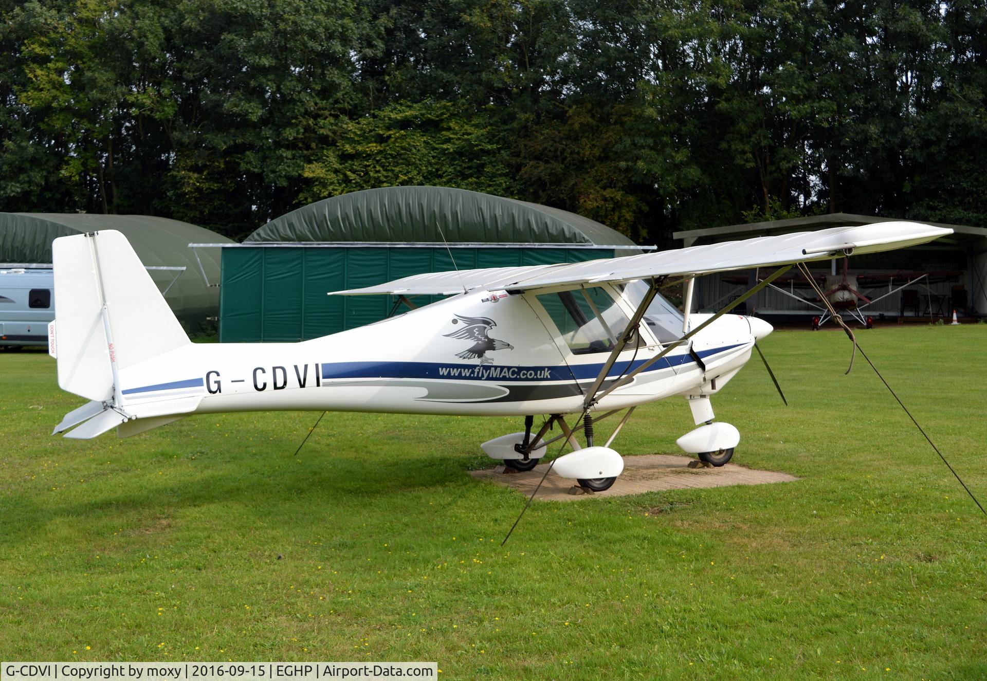 G-CDVI, 2006 Comco Ikarus C42 FB80 C/N 0602-6794, Comco Ikarus C-42 FB80 at Popham.