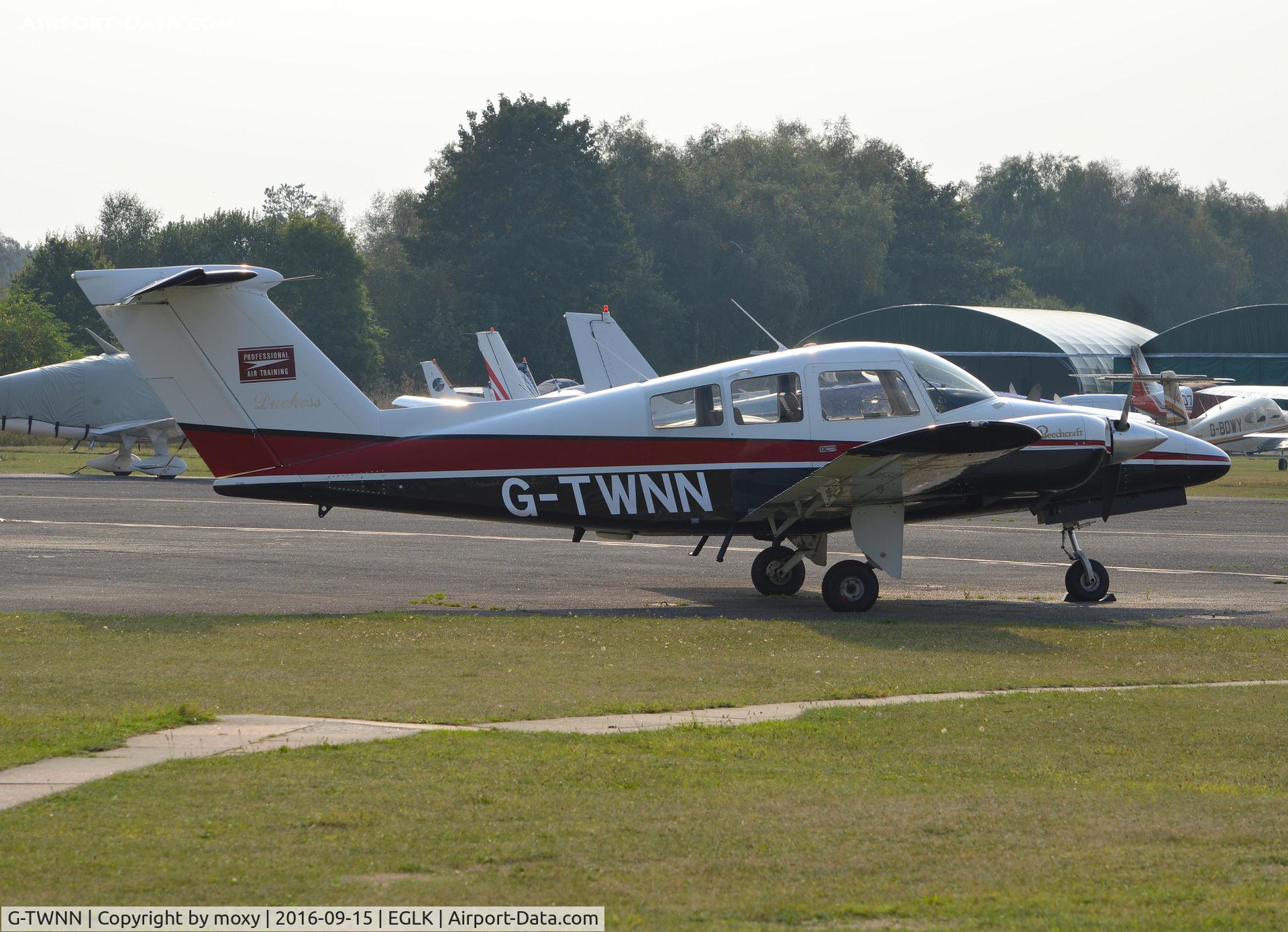 G-TWNN, 1980 Beech 76 Duchess C/N ME-329, Beech 76 Duchess at Blackbushe. Ex N127MR