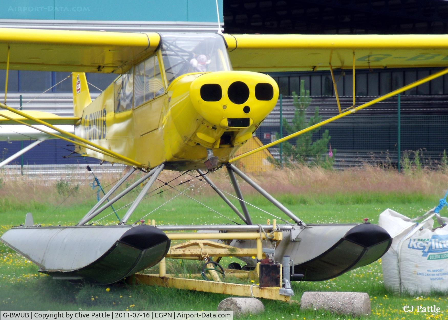 G-BWUB, 1954 Piper L-21B Super Cub C/N 18-3986, At Dundee EGPN in poor condition