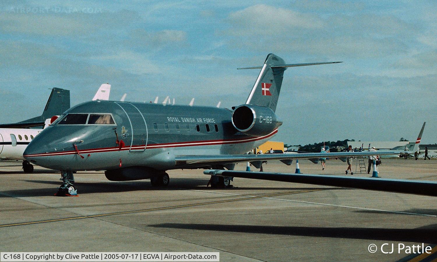 C-168, 2000 Bombardier Challenger 604 (CL-600-2B16) C/N 5468, At RIAT 2005