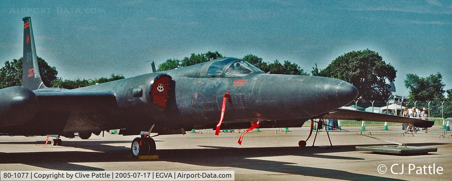 80-1077, 1980 Lockheed U-2S C/N 077, Pictured at RIAT 2005 whilst serving with USAF 99th RS/9th RW