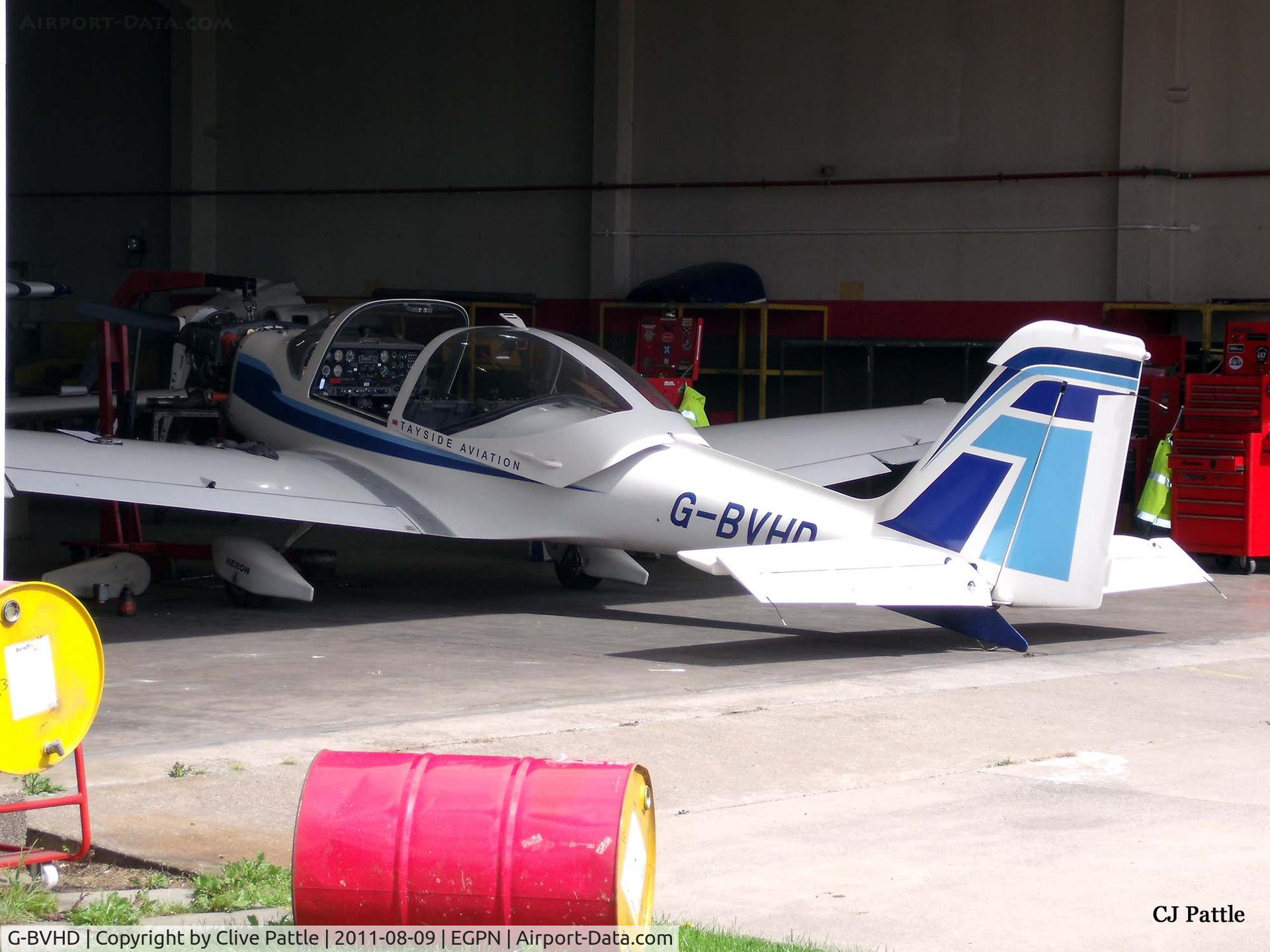 G-BVHD, 1994 Grob G-115D-2 C/N 82006, Hangared at Dundee