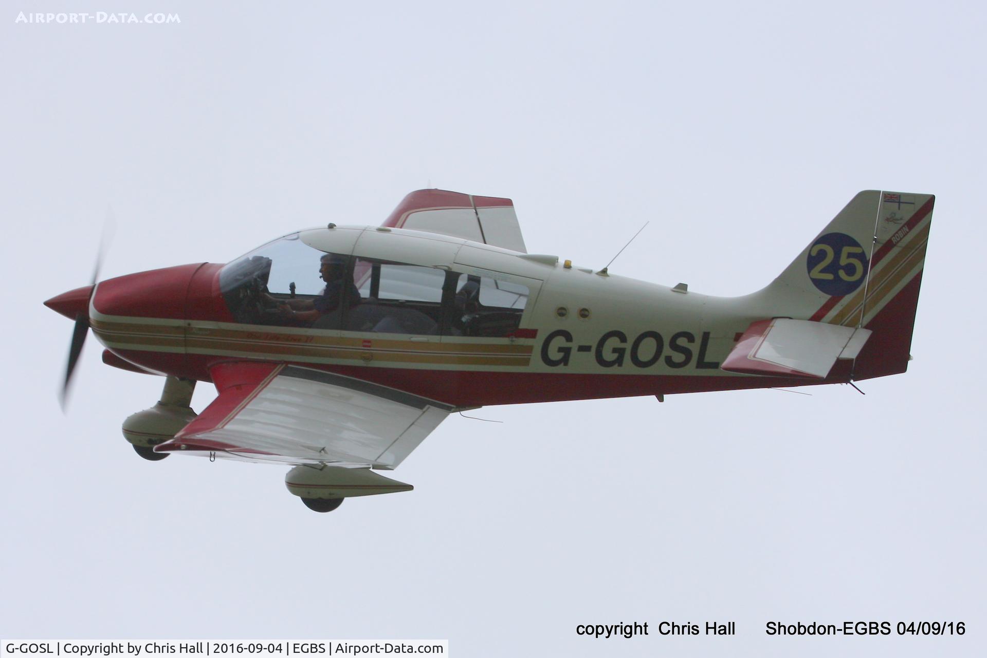 G-GOSL, 1990 Robin DR-400-180 Regent Regent C/N 1974, Royal Aero Club RRRA air race at Shobdon