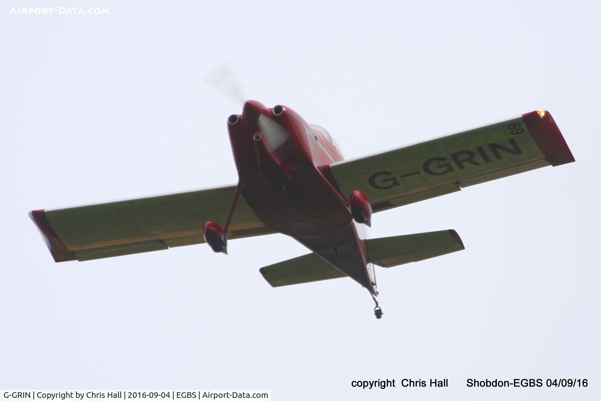 G-GRIN, 1999 Vans RV-6 C/N PFA 181-12409, Royal Aero Club RRRA air race at Shobdon
