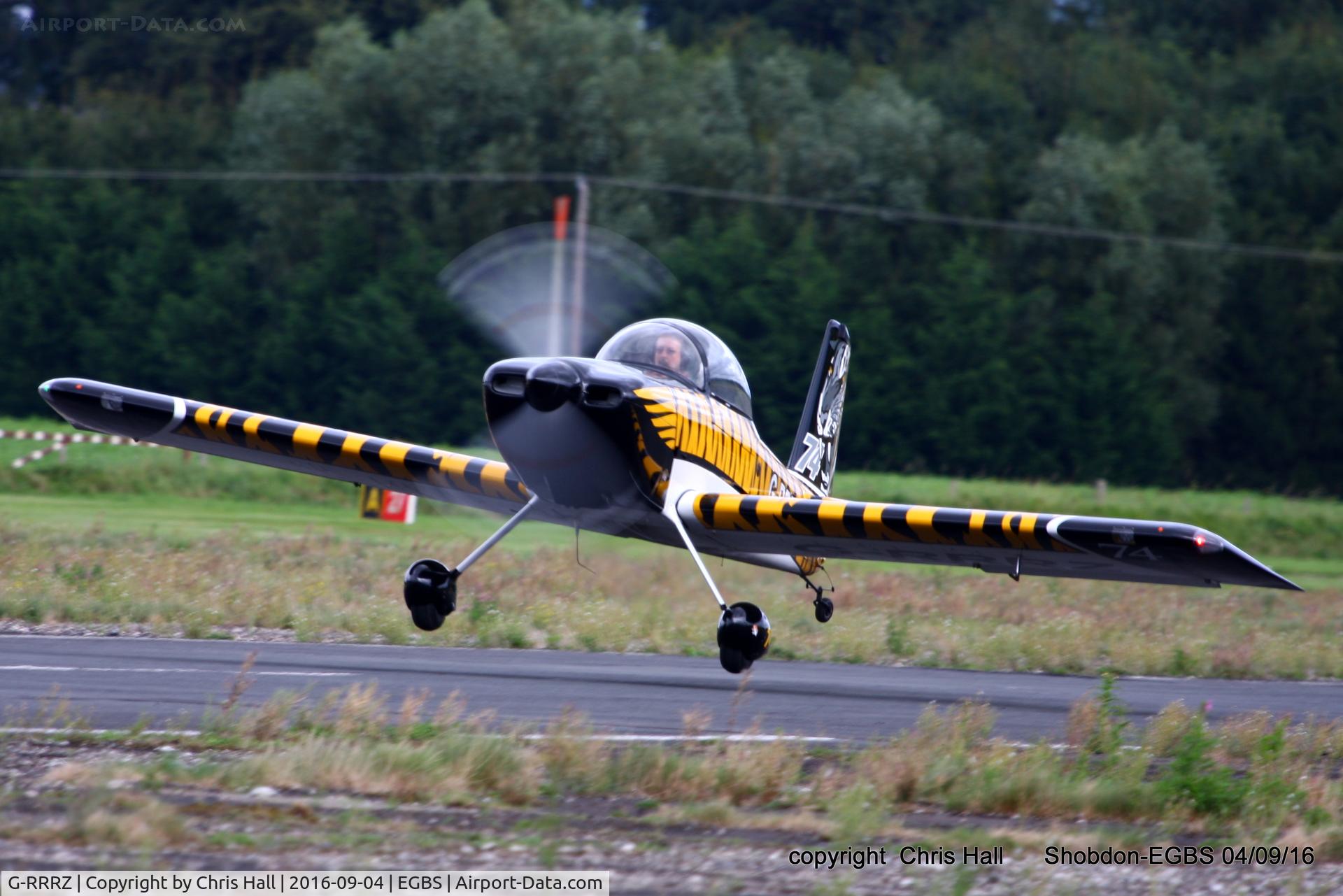 G-RRRZ, 2013 Vans RV-8 C/N PFA 305-15107, Royal Aero Club RRRA air race at Shobdon