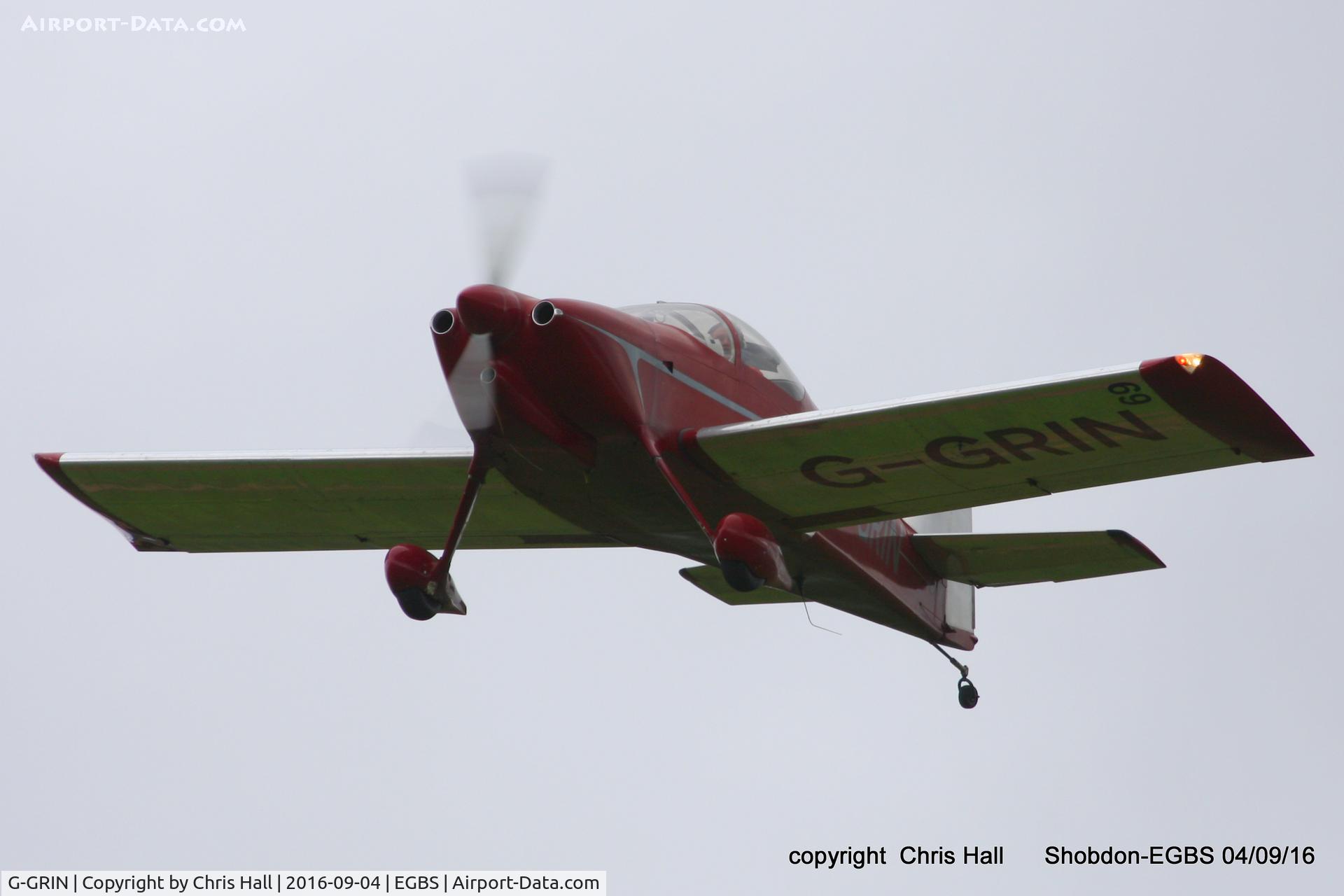 G-GRIN, 1999 Vans RV-6 C/N PFA 181-12409, Royal Aero Club RRRA air race at Shobdon