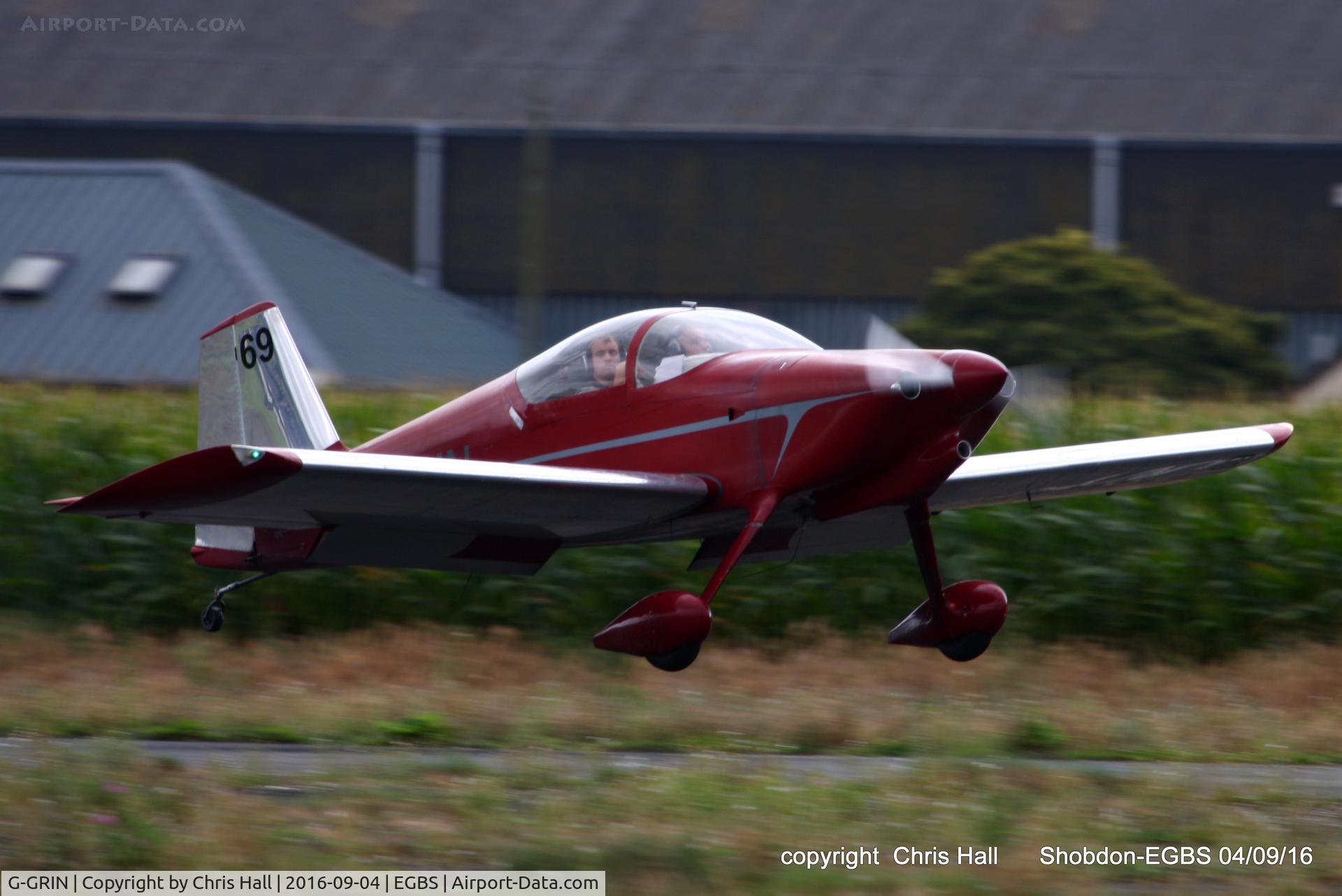G-GRIN, 1999 Vans RV-6 C/N PFA 181-12409, Royal Aero Club RRRA air race at Shobdon
