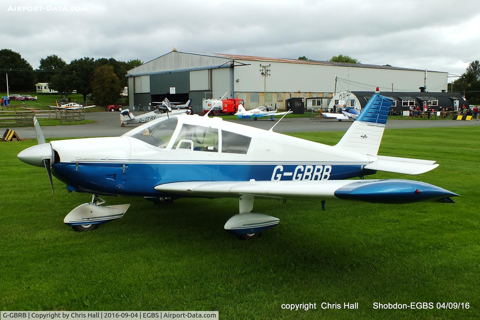 G-GBRB, 1965 Piper PA-28-180 Cherokee C/N 28-2583, at Shobdon