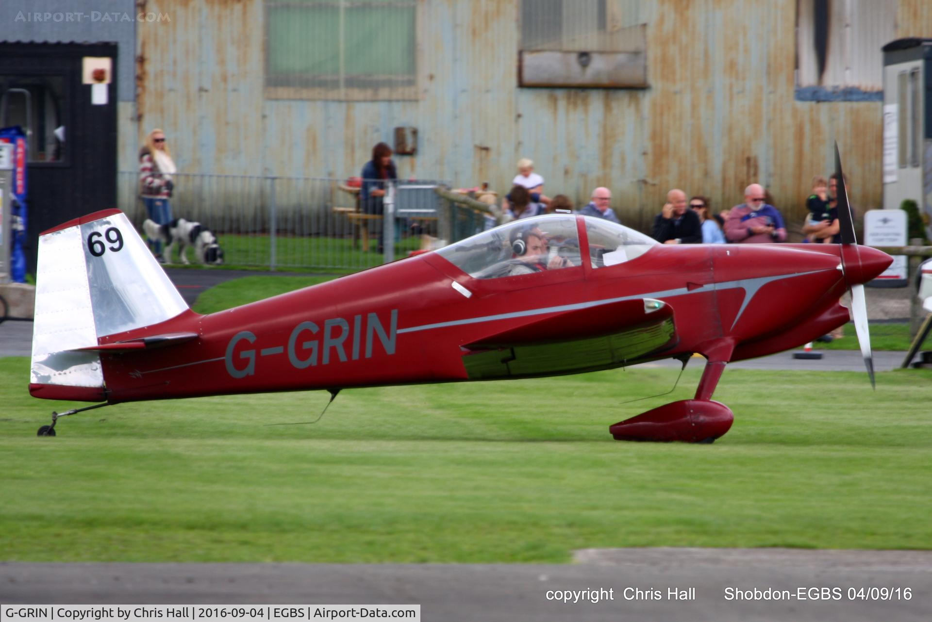 G-GRIN, 1999 Vans RV-6 C/N PFA 181-12409, Royal Aero Club RRRA air race at Shobdon