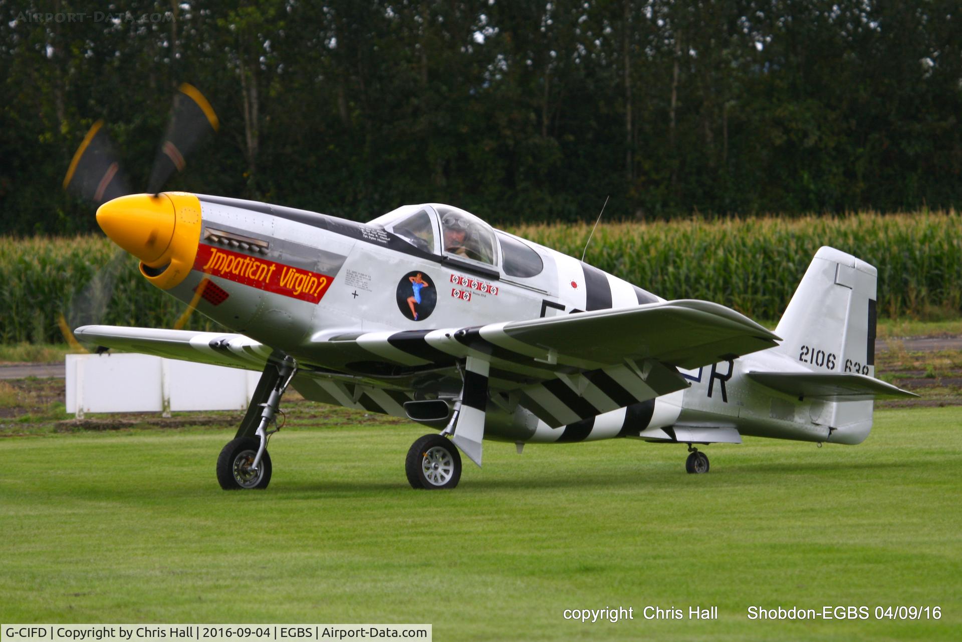 G-CIFD, Titan T-51 Mustang C/N LAA 355-15261, at Shobdon