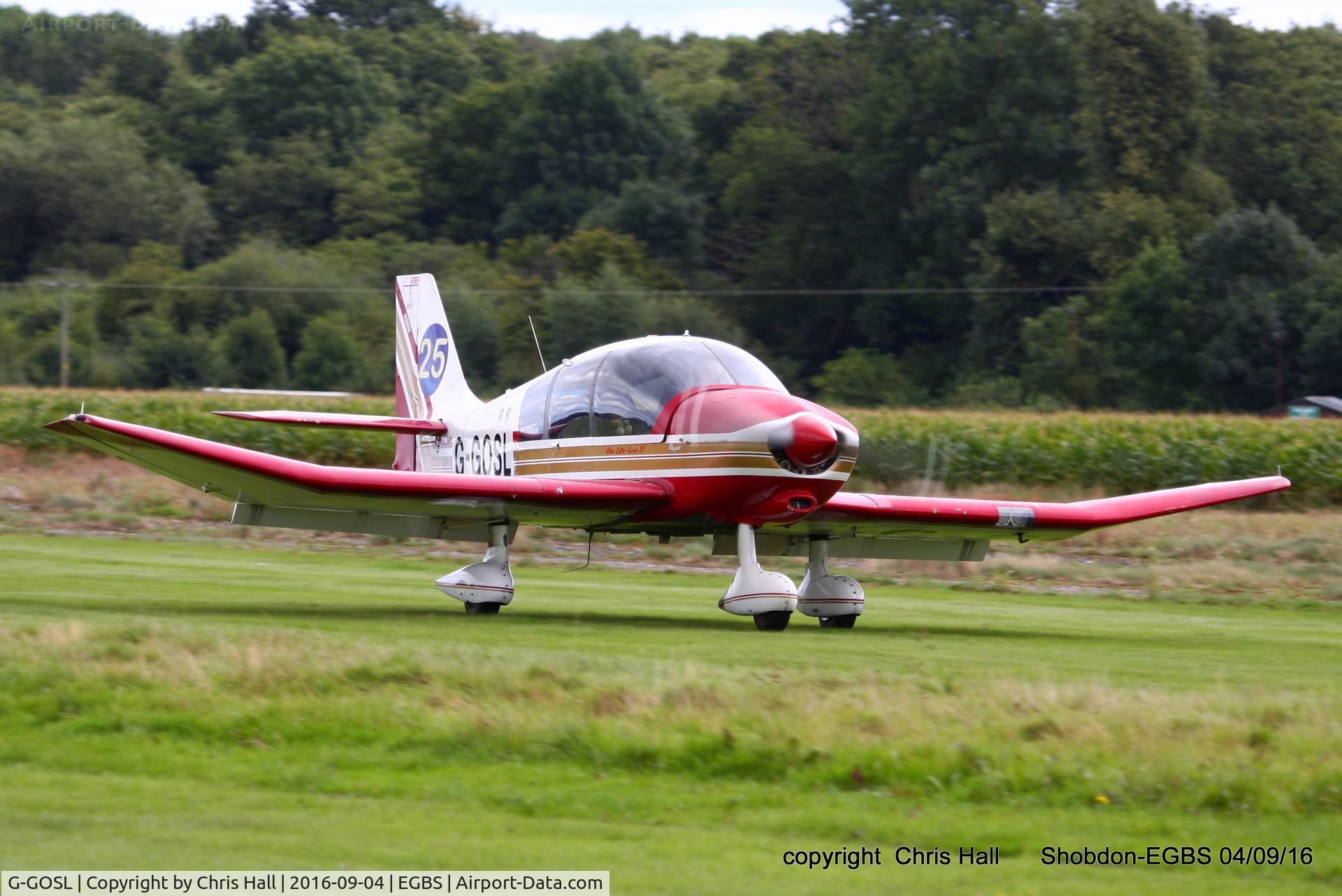 G-GOSL, 1990 Robin DR-400-180 Regent Regent C/N 1974, Royal Aero Club RRRA air race at Shobdon