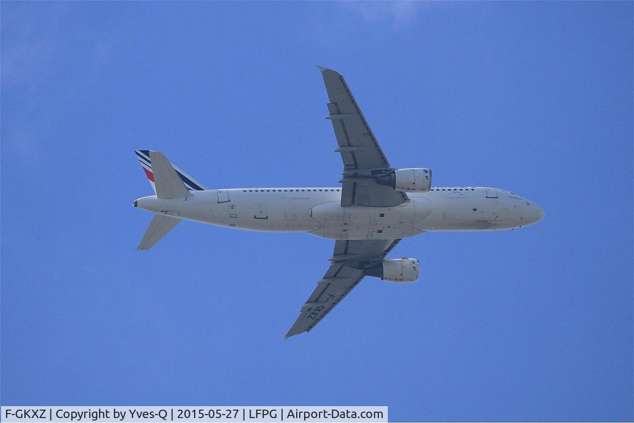 F-GKXZ, 2009 Airbus A320-214 C/N 4084, Airbus A320-214, Take off rwy 26R, Roissy Charles De Gaulle airport (LFPG-CDG)