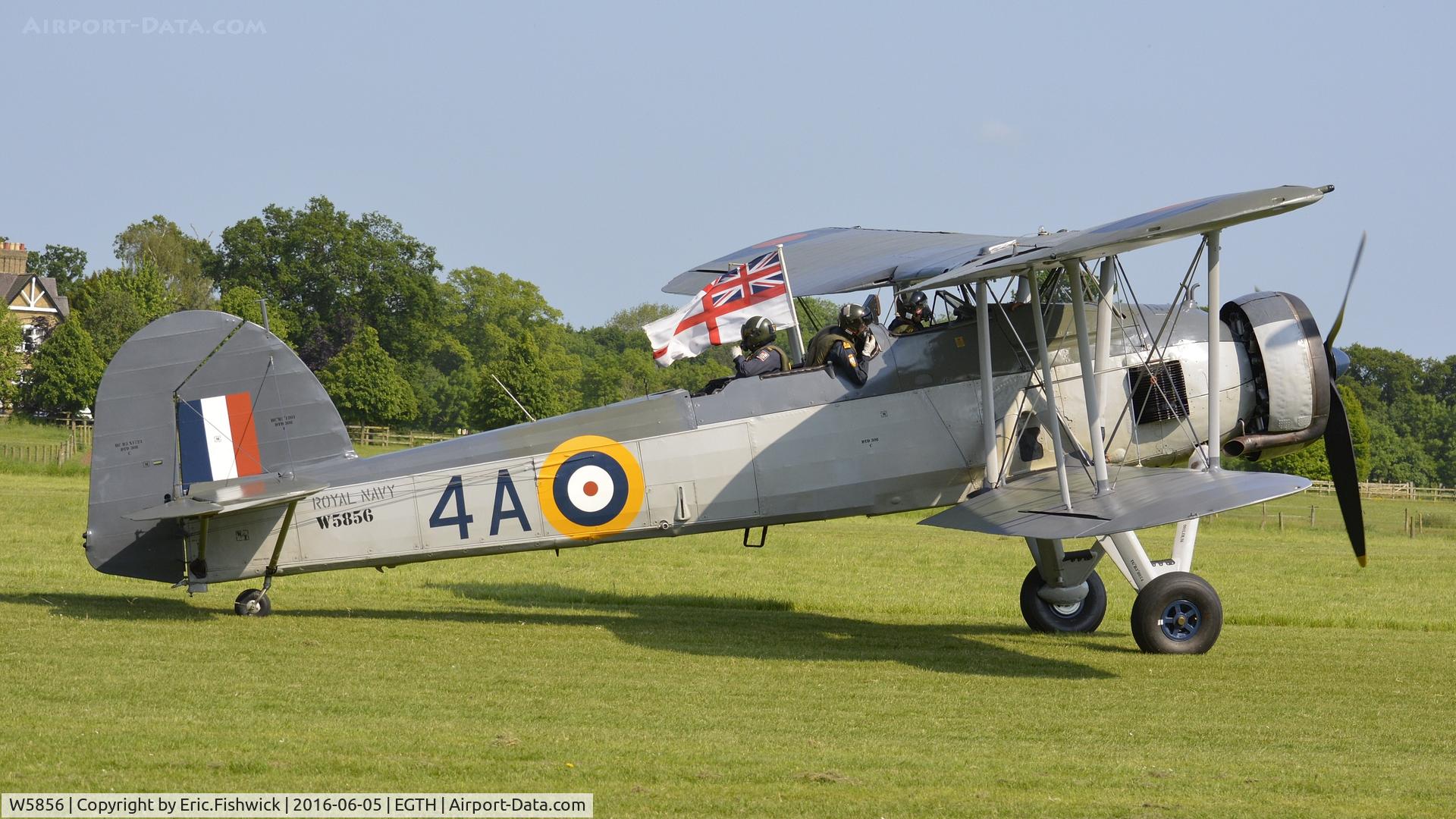 W5856, 1941 Fairey Swordfish 1 C/N B3593, 2. W5856 (Royal Navy Historic Flight) at Shuttleworth Collection's 'Fly Navy,' June 2016.