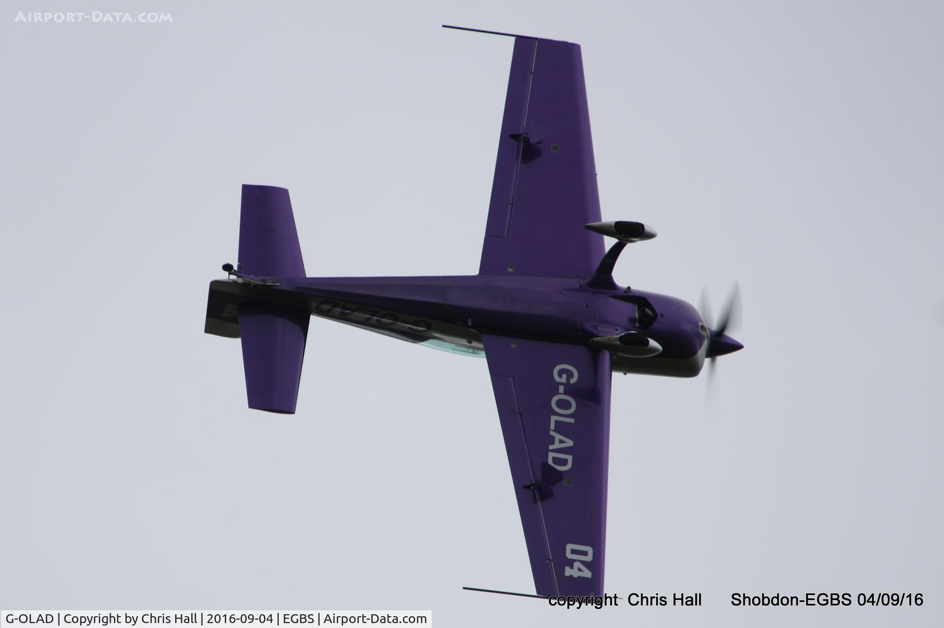 G-OLAD, 2007 Extra EA-300L C/N 1270, Royal Aero Club RRRA air race at Shobdon