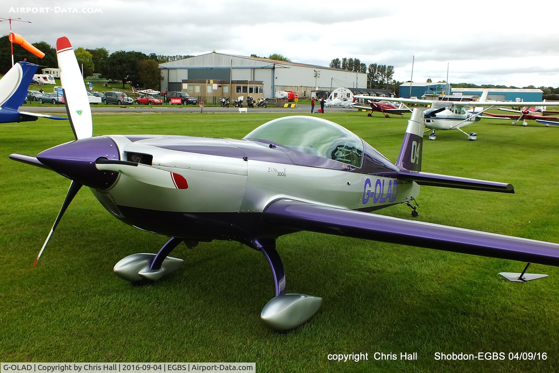 G-OLAD, 2007 Extra EA-300L C/N 1270, Royal Aero Club RRRA air race at Shobdon
