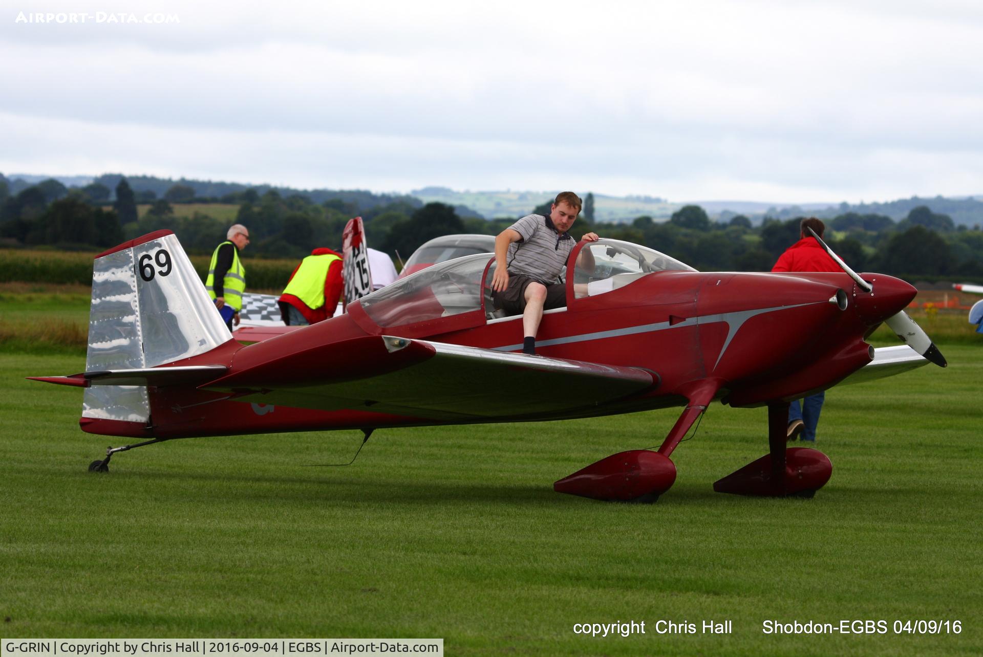G-GRIN, 1999 Vans RV-6 C/N PFA 181-12409, Royal Aero Club RRRA air race at Shobdon