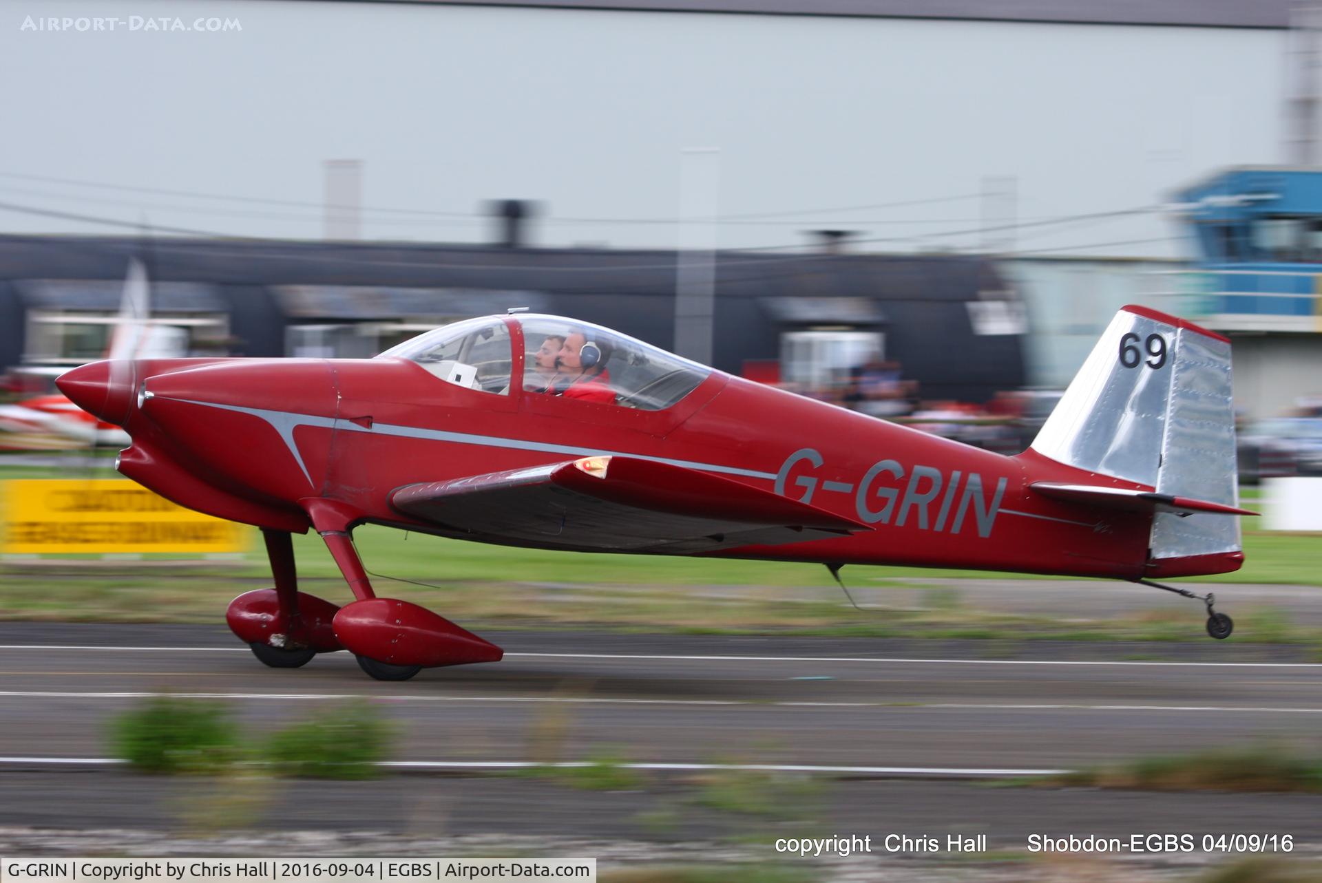 G-GRIN, 1999 Vans RV-6 C/N PFA 181-12409, Royal Aero Club RRRA air race at Shobdon