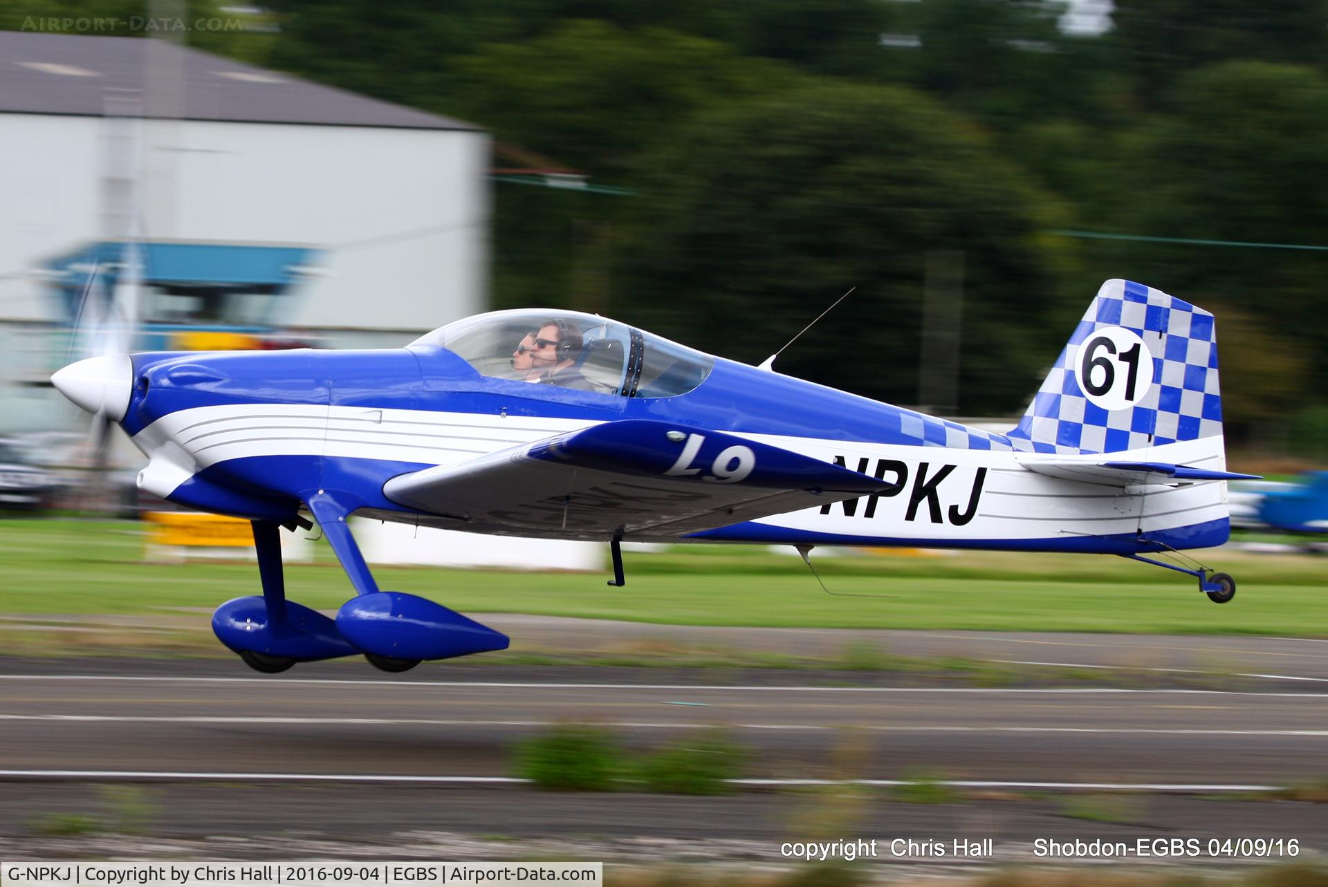 G-NPKJ, 1998 Vans RV-6 C/N PFA 181-13138, Royal Aero Club RRRA air race at Shobdon