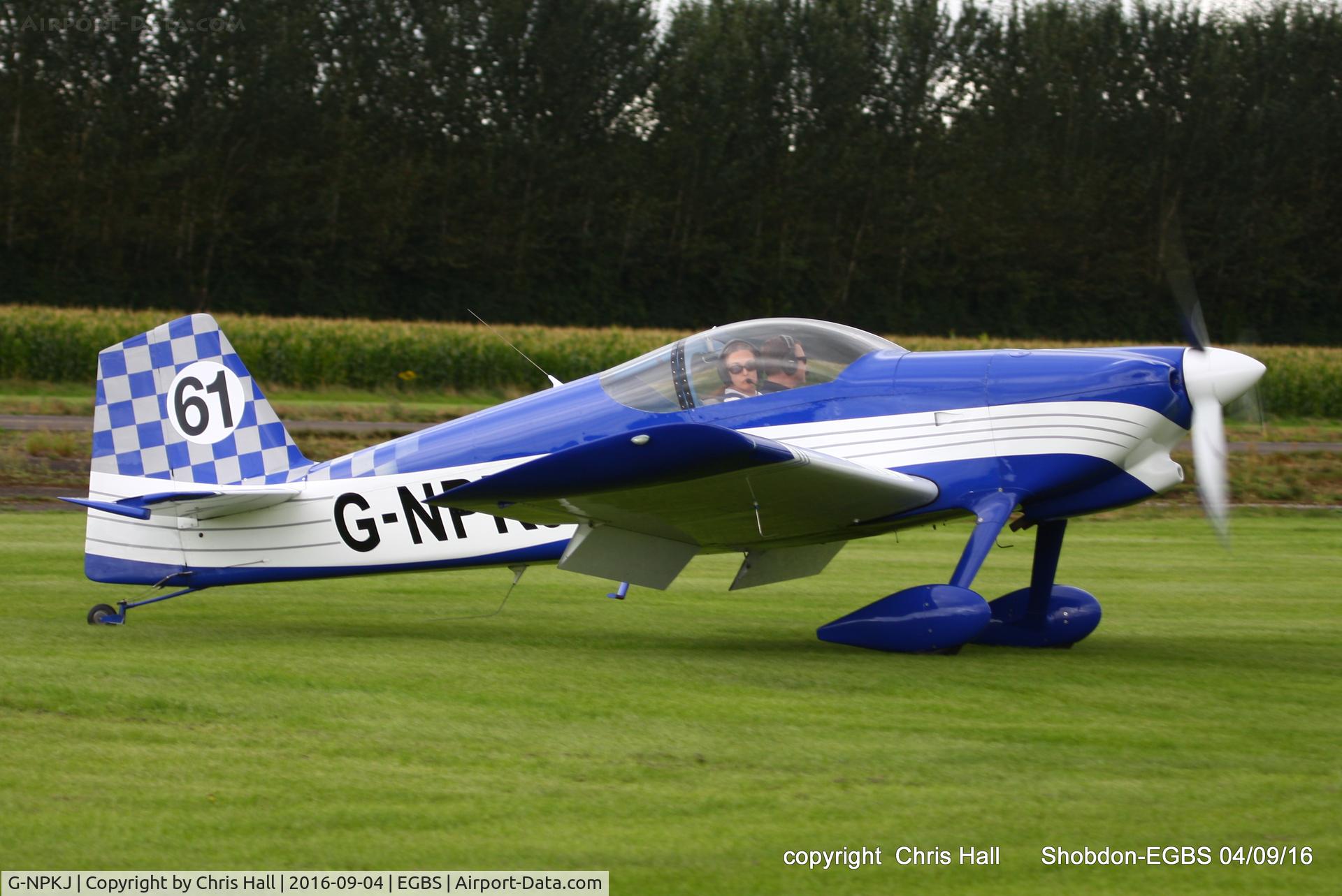 G-NPKJ, 1998 Vans RV-6 C/N PFA 181-13138, Royal Aero Club RRRA air race at Shobdon
