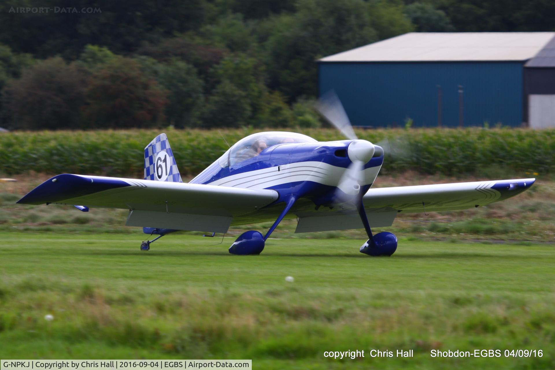 G-NPKJ, 1998 Vans RV-6 C/N PFA 181-13138, Royal Aero Club RRRA air race at Shobdon