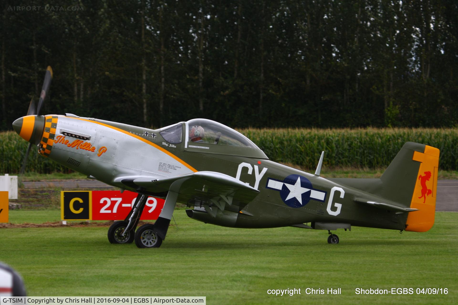 G-TSIM, 2012 Titan T-51 Mustang C/N LAA 355-14964, at Shobdon