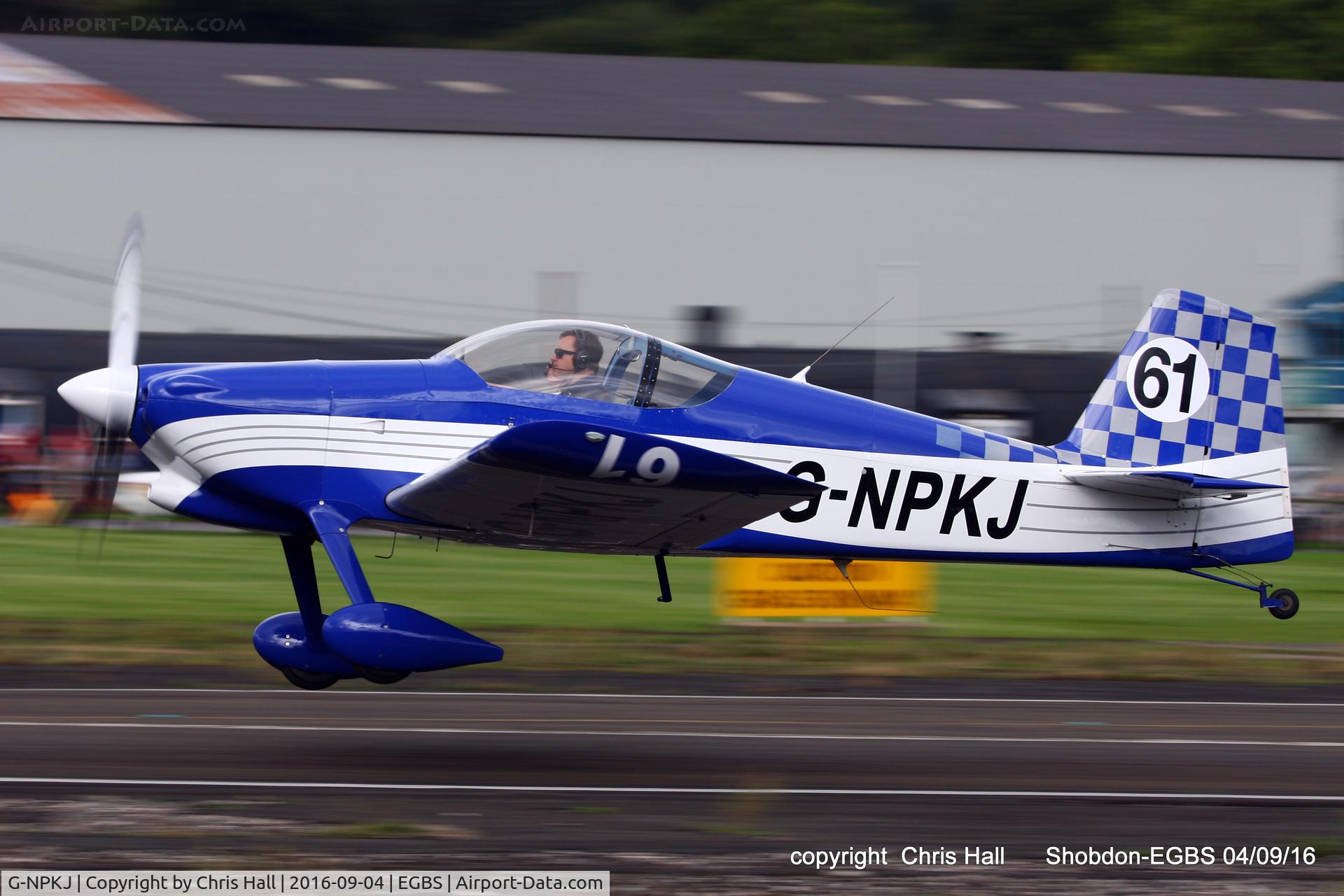 G-NPKJ, 1998 Vans RV-6 C/N PFA 181-13138, Royal Aero Club RRRA air race at Shobdon