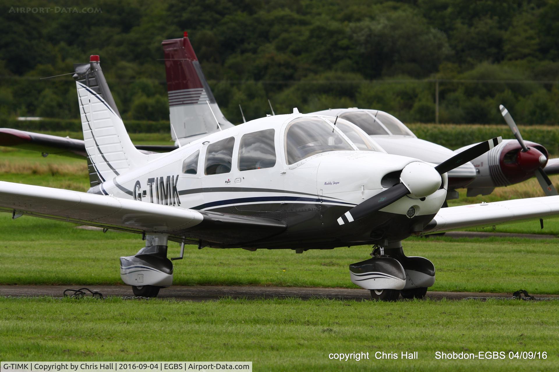 G-TIMK, 1980 Piper PA-28-181 Cherokee Archer II C/N 28-8090214, at Shobdon
