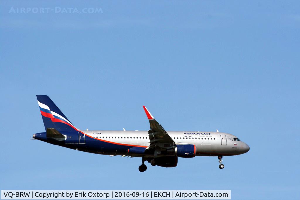 VQ-BRW, 2014 Airbus A320-214 C/N 5974, VQ-BRW landing rw 04L