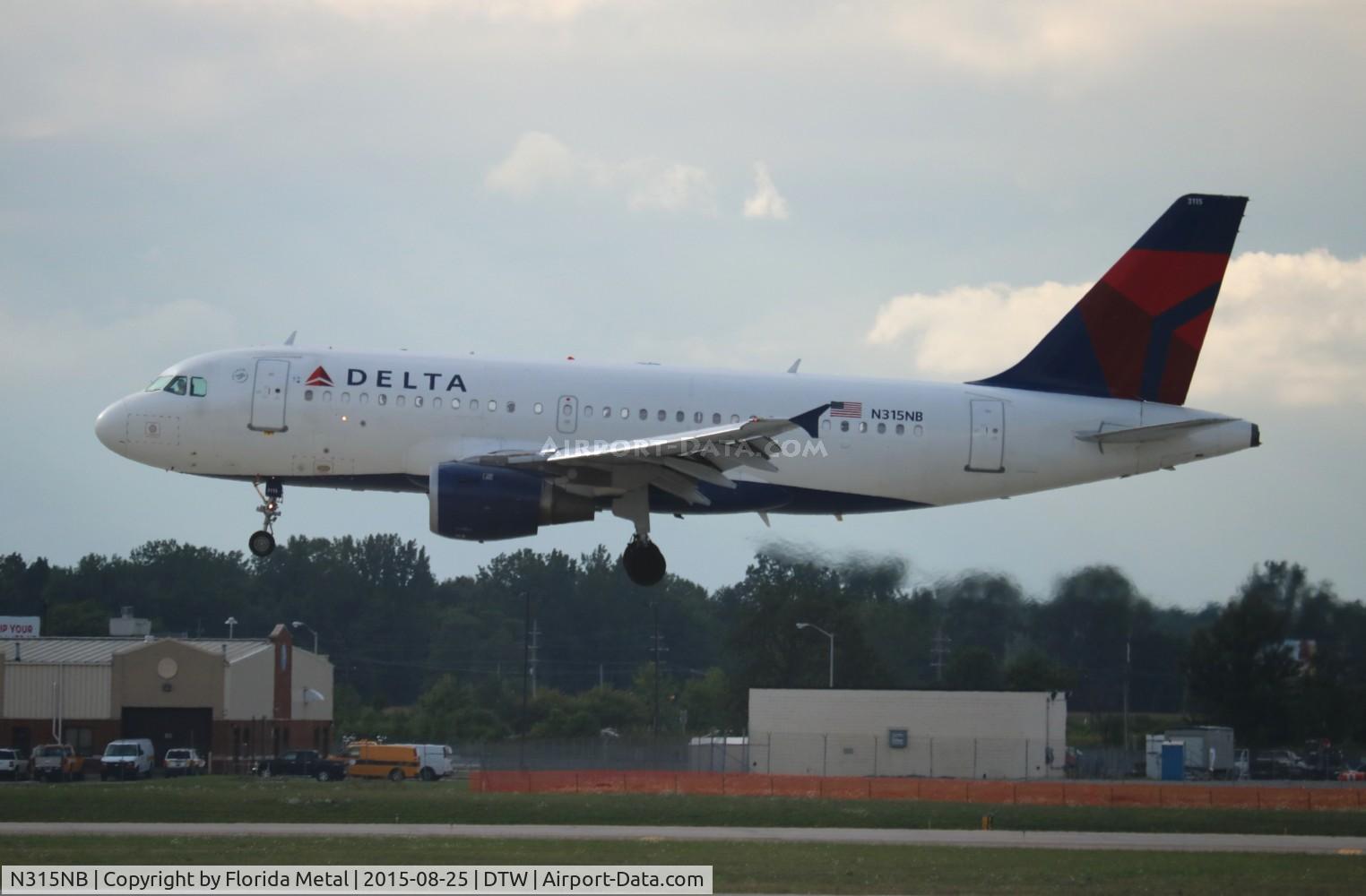 N315NB, 2000 Airbus A319-114 C/N 1230, Delta