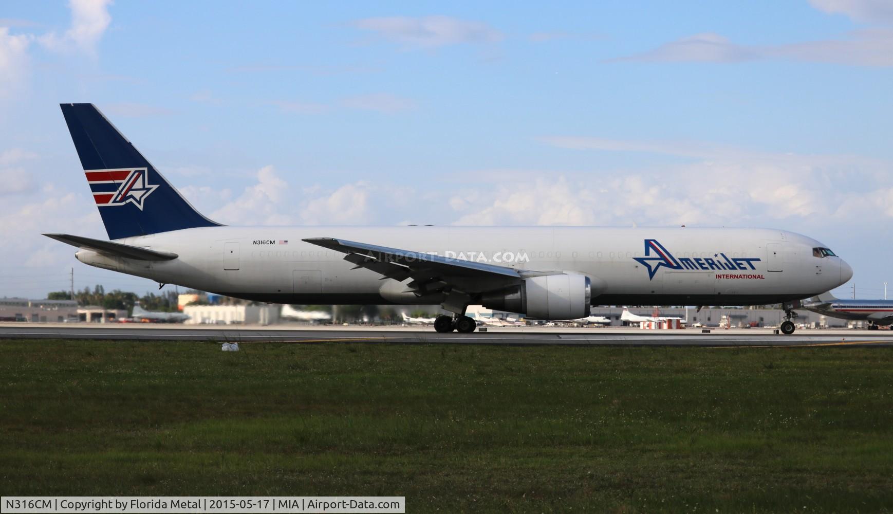 N316CM, 1988 Boeing 767-338 C/N 24146, Amerijet
