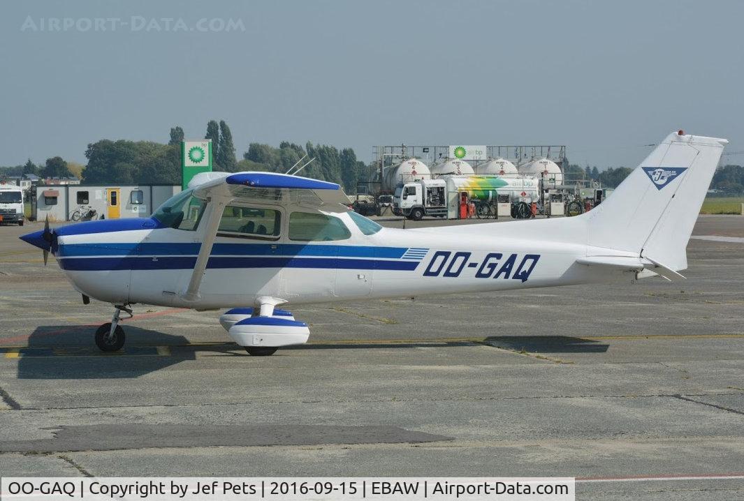 OO-GAQ, Cessna 172N C/N 17268074, At Antwerp Airport.