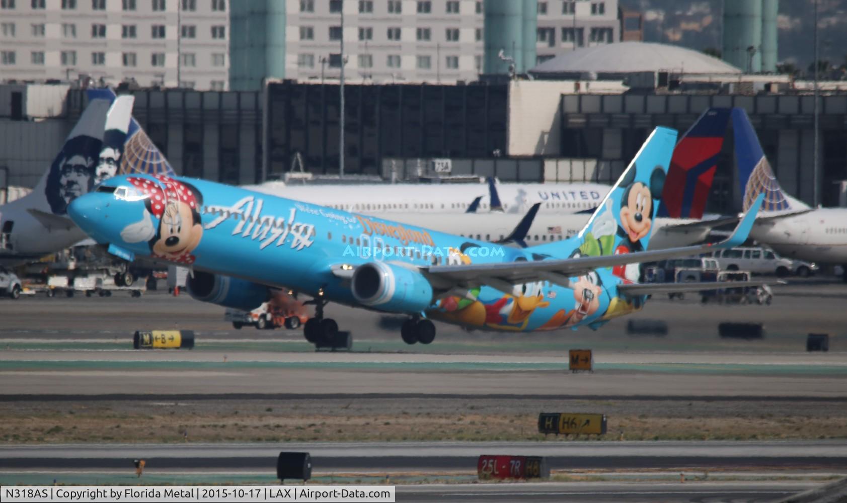 N318AS, 2003 Boeing 737-990 C/N 30018, Alaska Spirit of Disneyland II