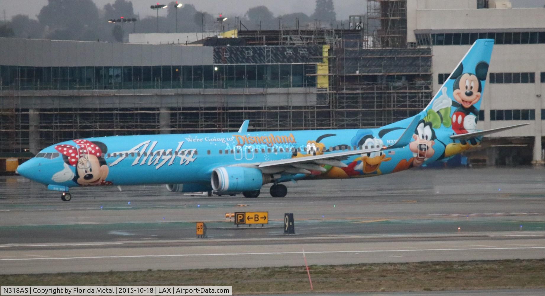 N318AS, 2003 Boeing 737-990 C/N 30018, Alaska Spirit of Disneyland