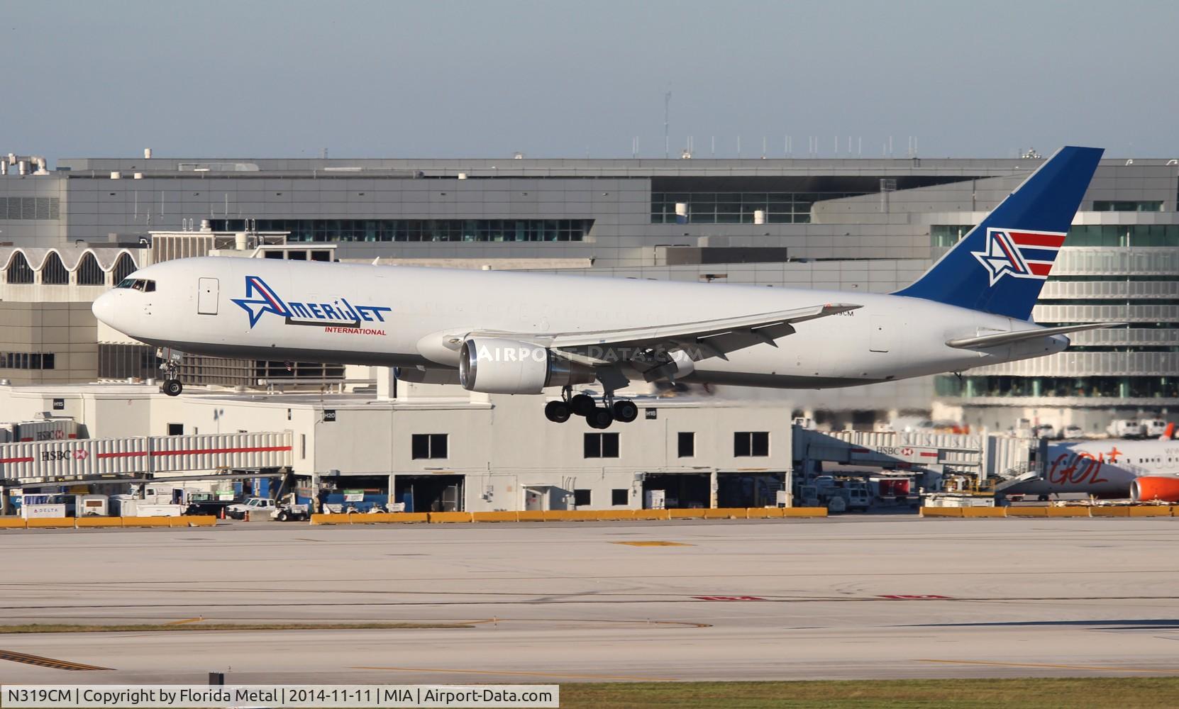 N319CM, 1988 Boeing 767-338 C/N 24407, Amerijet