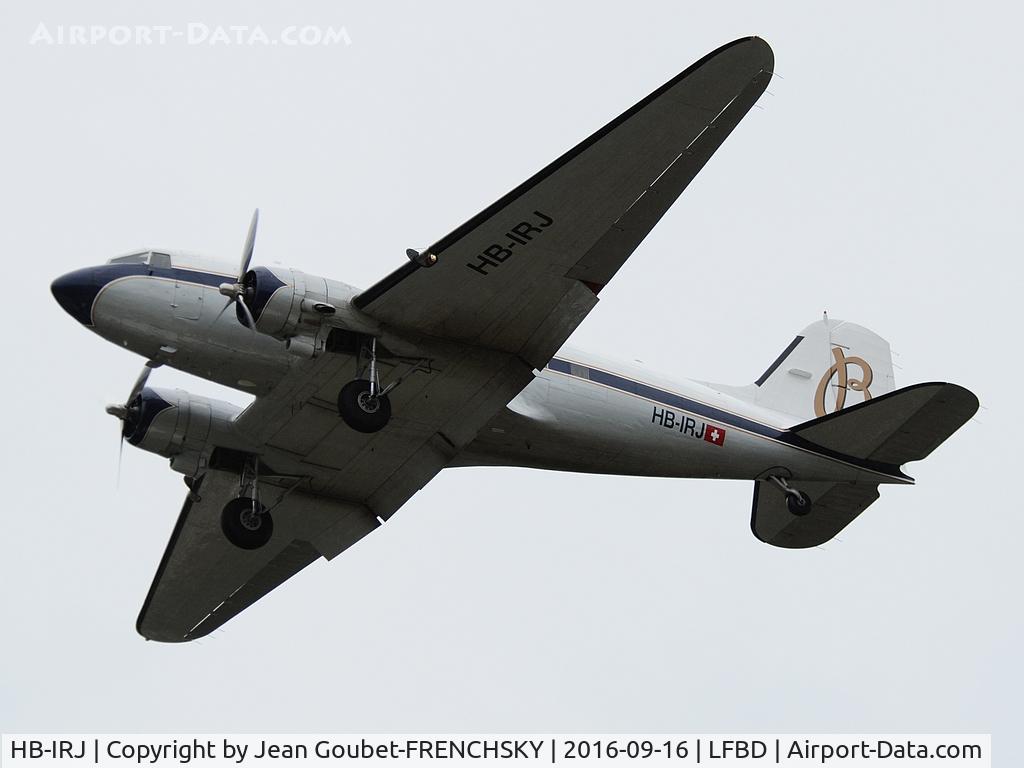 HB-IRJ, 1940 Douglas DC-3A-S4C4G C/N 2204, Super Constellation Flyers Assocation landing runway 23