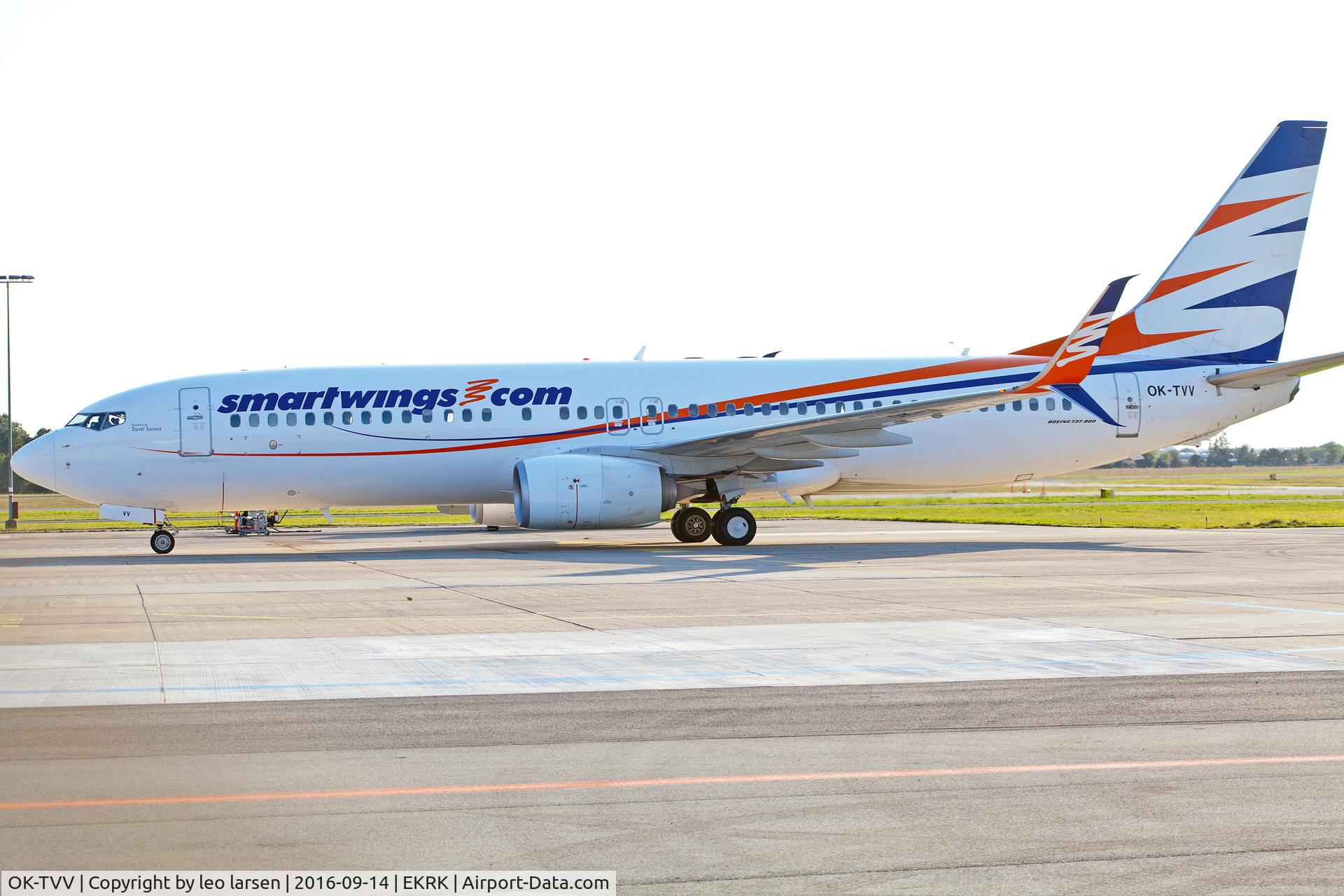 OK-TVV, 2012 Boeing 737-86N C/N 38027, Roskilde Denmark 14.9.16