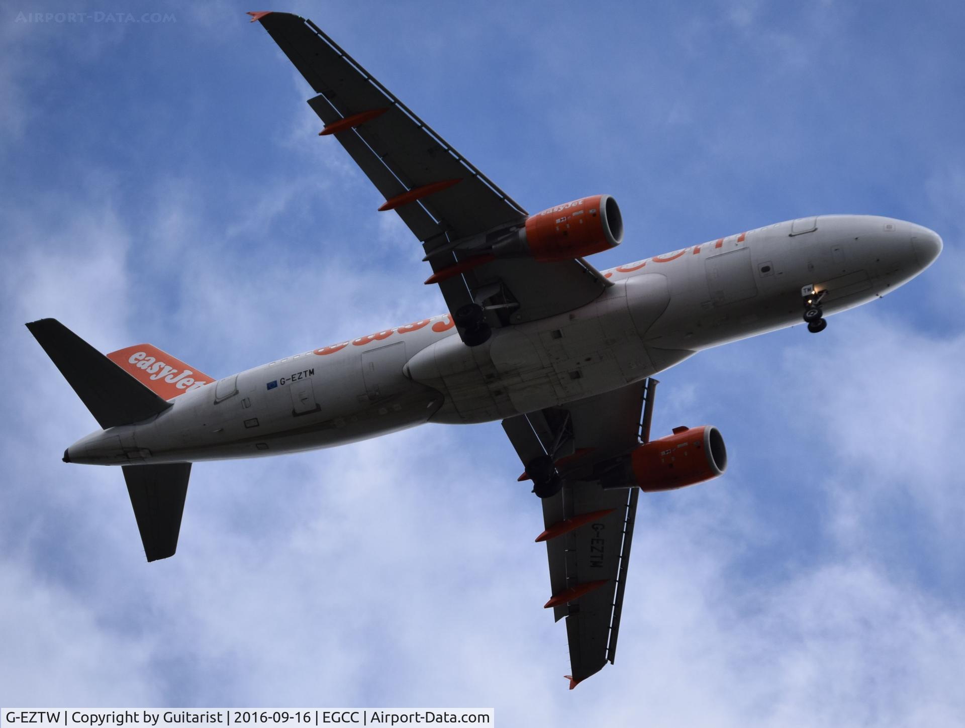 G-EZTW, 2010 Airbus A320-214 C/N 4250, At Manchester