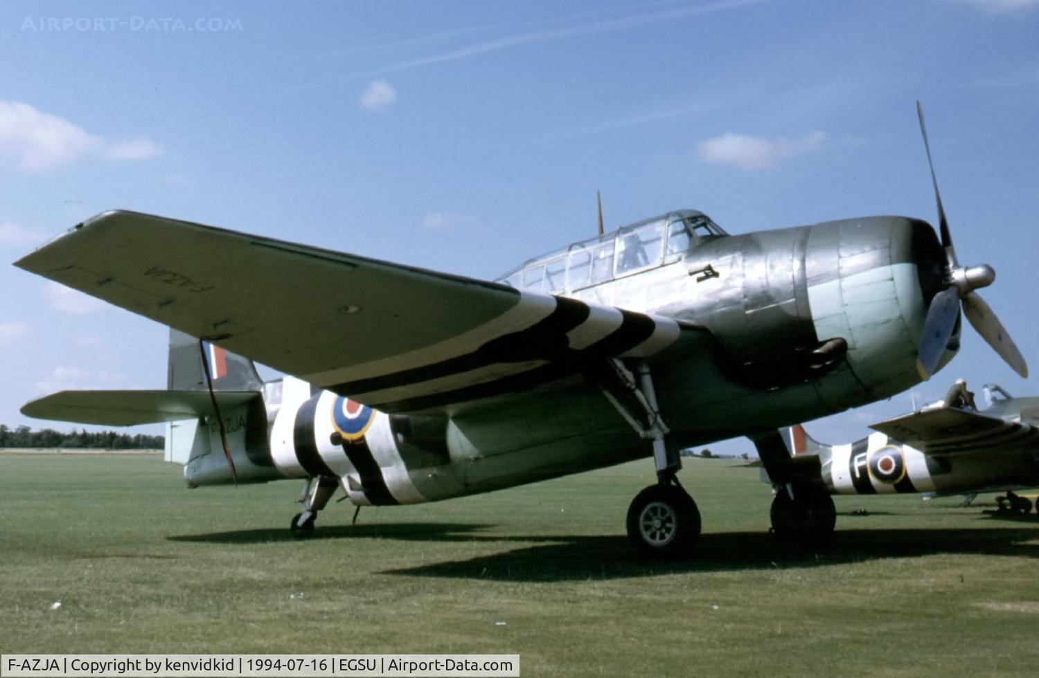 F-AZJA, Grumman TBM-3E Avenger C/N 2688, At the 1994 Flying Legends Air Show.