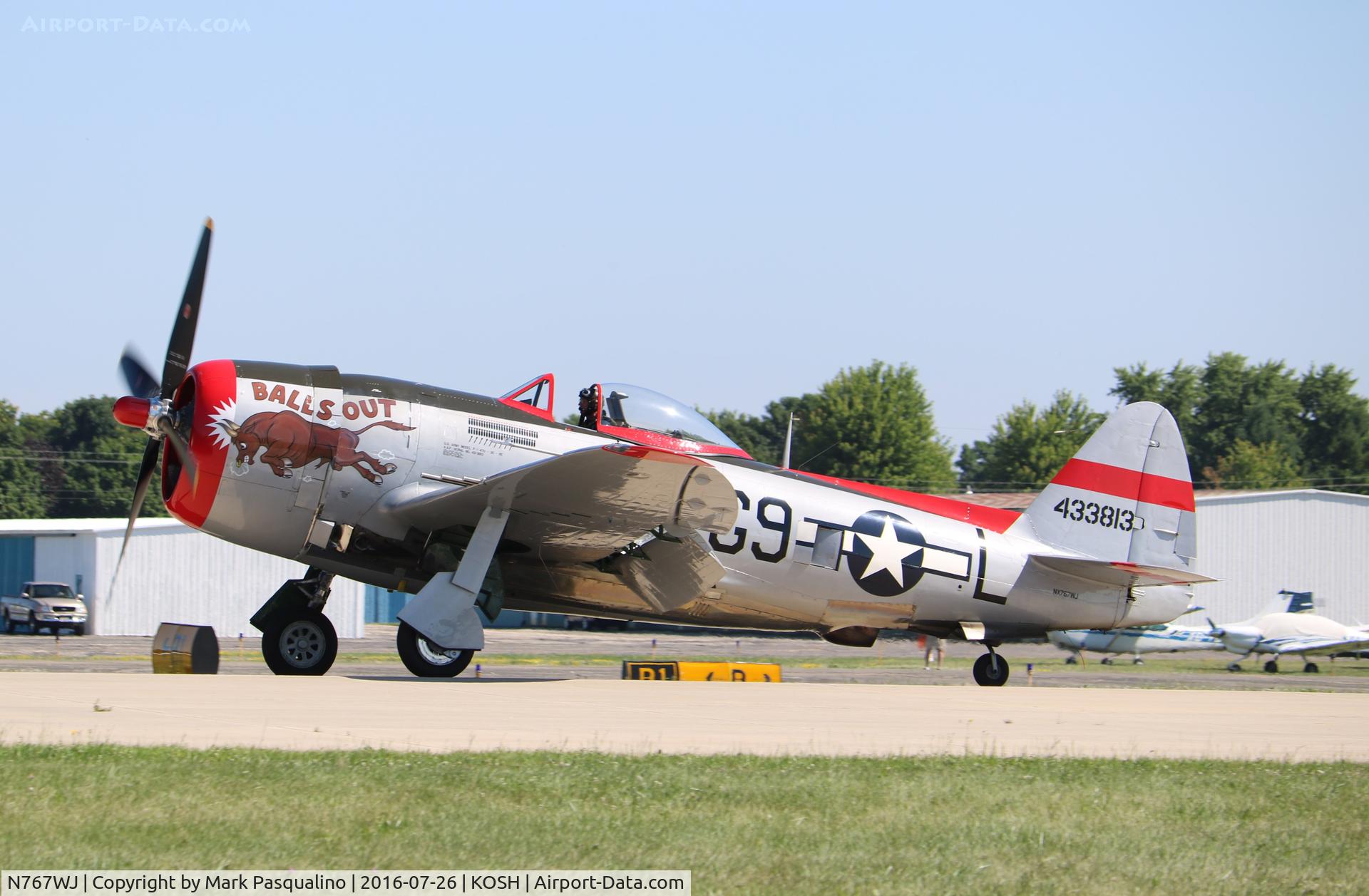 N767WJ, 1944 Republic P-47D Thunderbolt C/N 399-53778 (USAF 44-32817), Republic P-47D