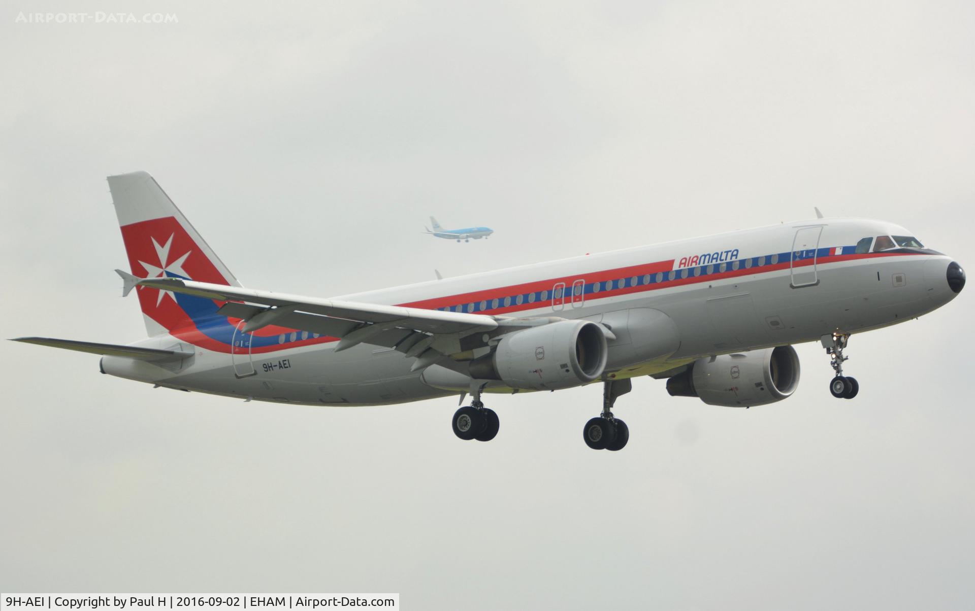 9H-AEI, 2004 Airbus A320-214 C/N 2189, A320 arriving at Schiphol Airport, Polderbaan